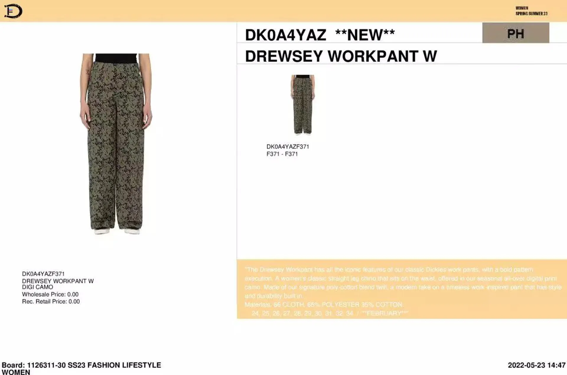 Dickies - Womenswear Workbook - 29