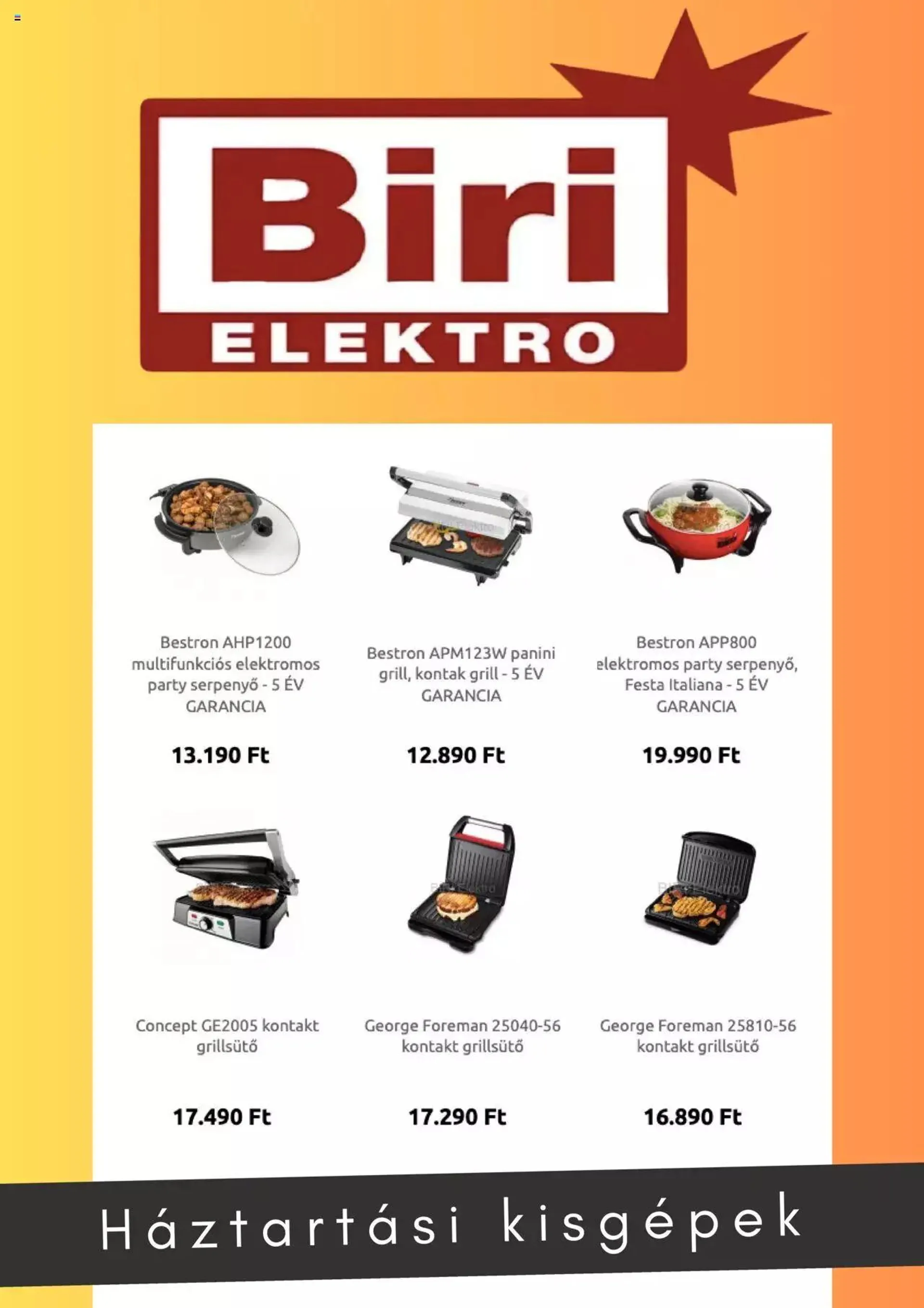 Biri Elektro - Akciós újság - 4