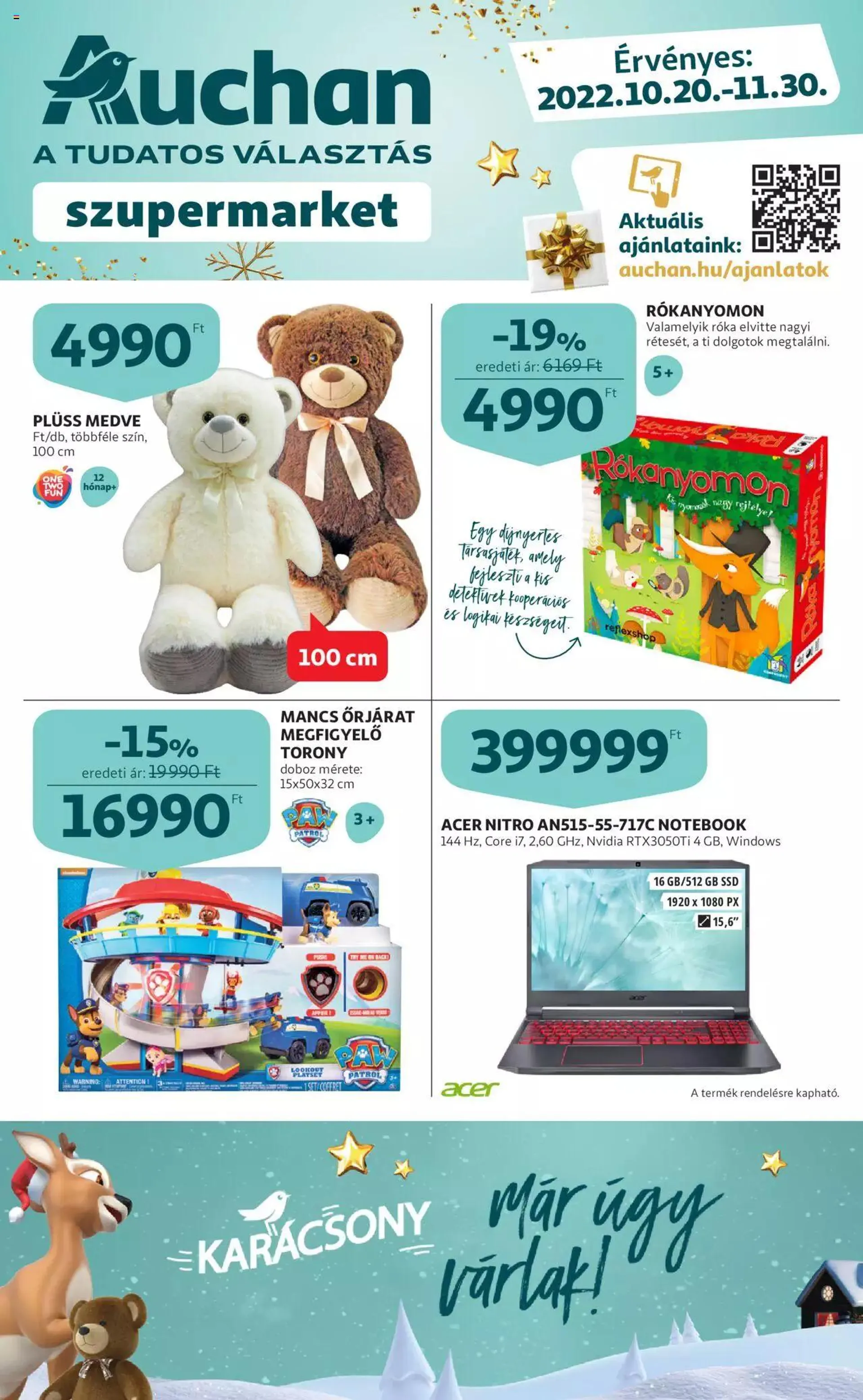 Auchan - Karácsonyi játék katalógus / Szupermarket - 0