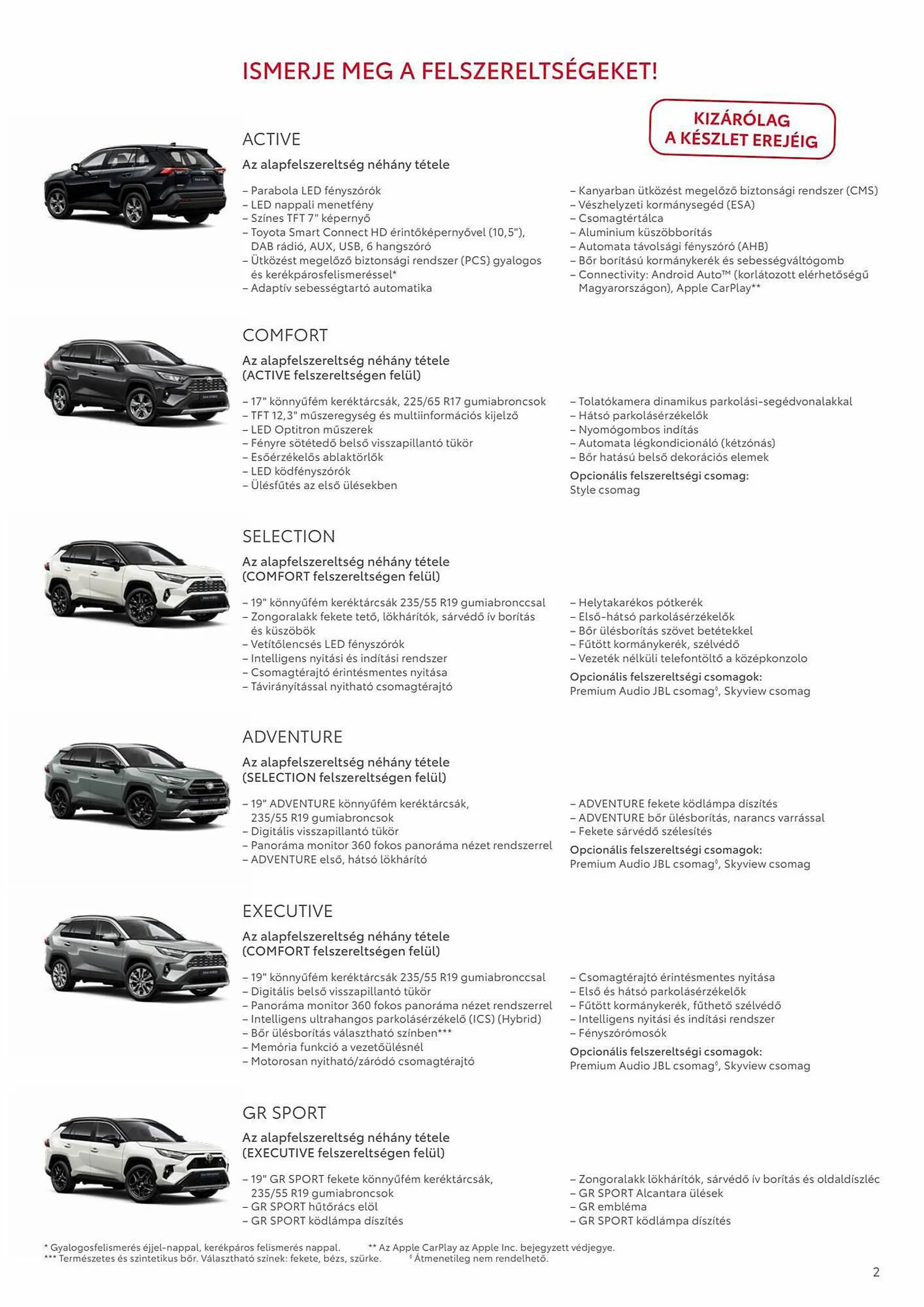 Toyota RAV4 akciós újság - november 22. november 22. 2024. - Page 2