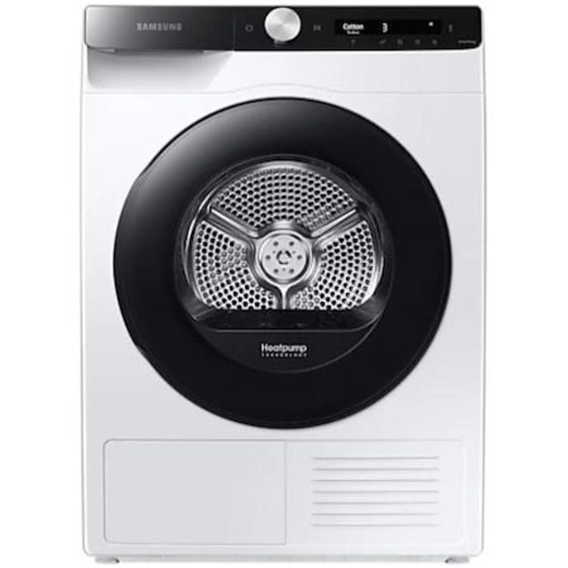 Samsung DV80T5220AE/S7 Hőszivattyús Szárítógép, 8 kg, A+++ Energiaosztály, AI Control, Gyorsszárítás, Optimális szárítás, Wifi, Fehér