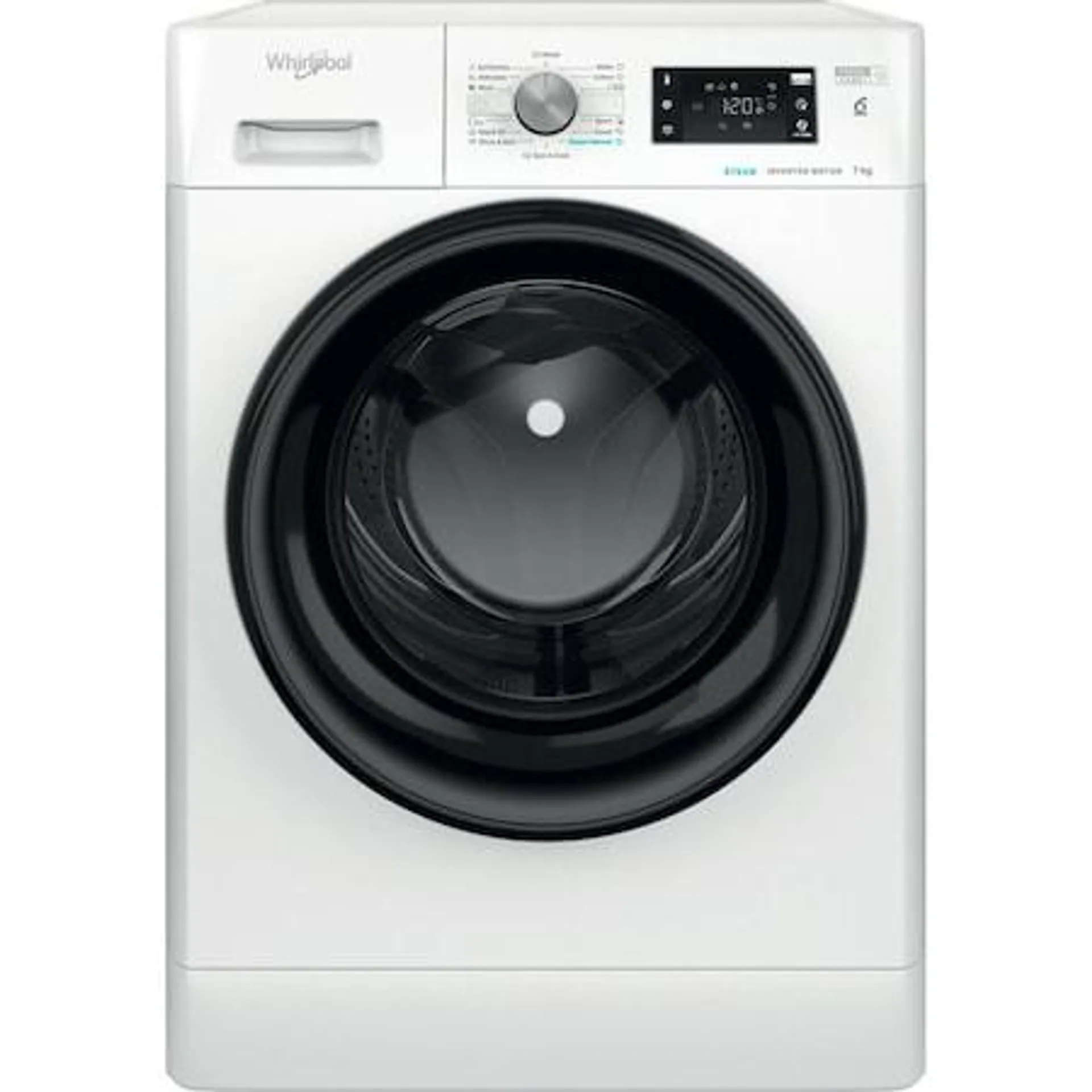 Whirlpool FFB 7458 BV EE mosógép, 7 kg, 1400 fordulat/perc, B energiaosztály, EcoPamut, Fehér