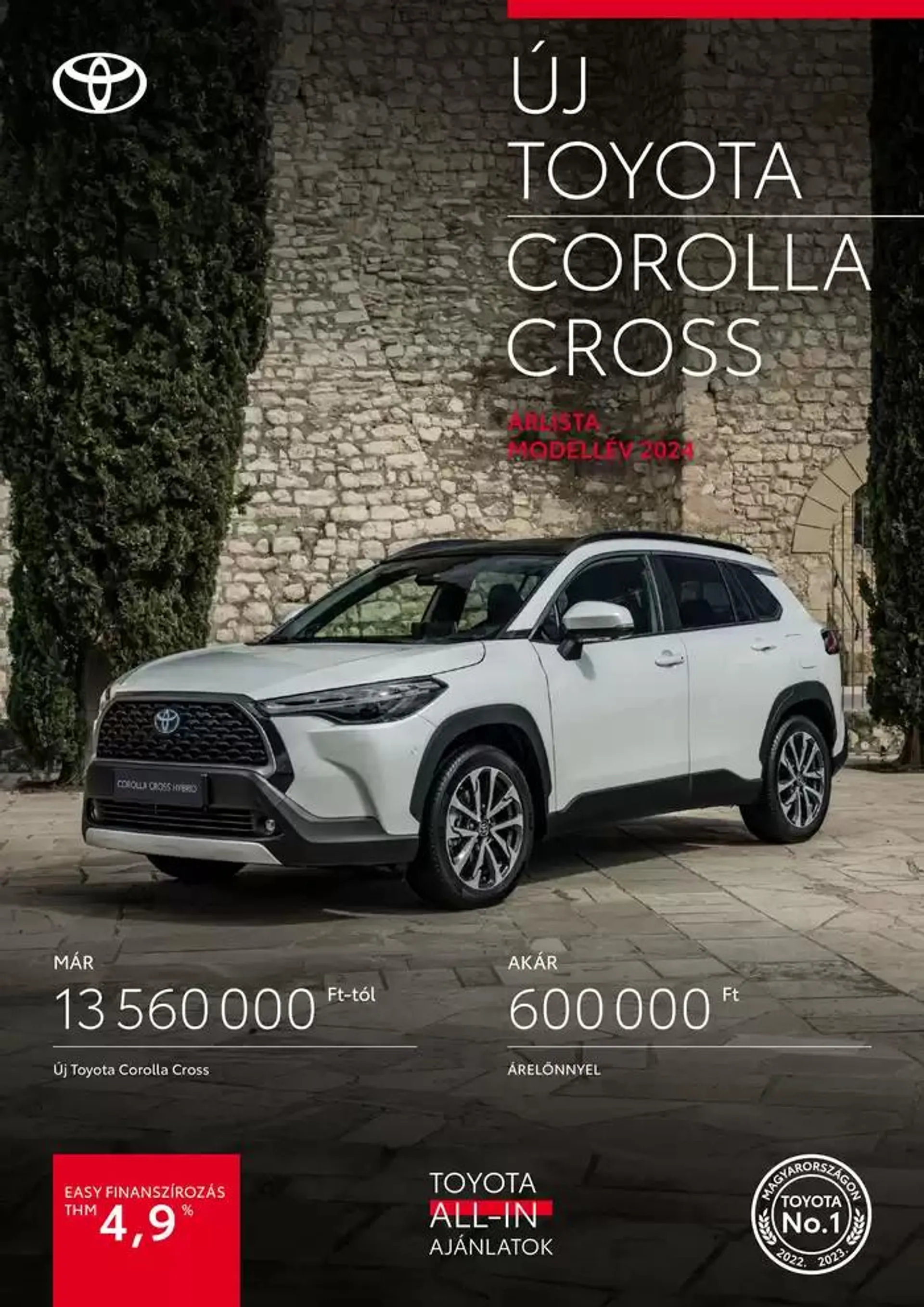 Katalógus Toyota Corolla Cross MY24 október 2.-tól október 2.-ig 2025. - Oldal 1