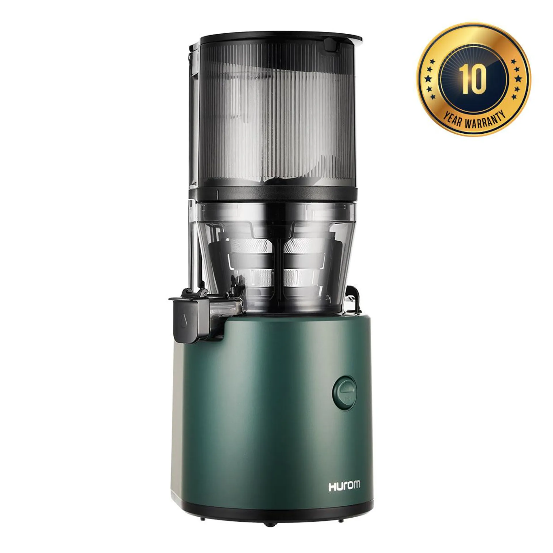 Hurom H320N Premium Slow Juicer (SÖTÉT ZÖLD) + Juice Biblia