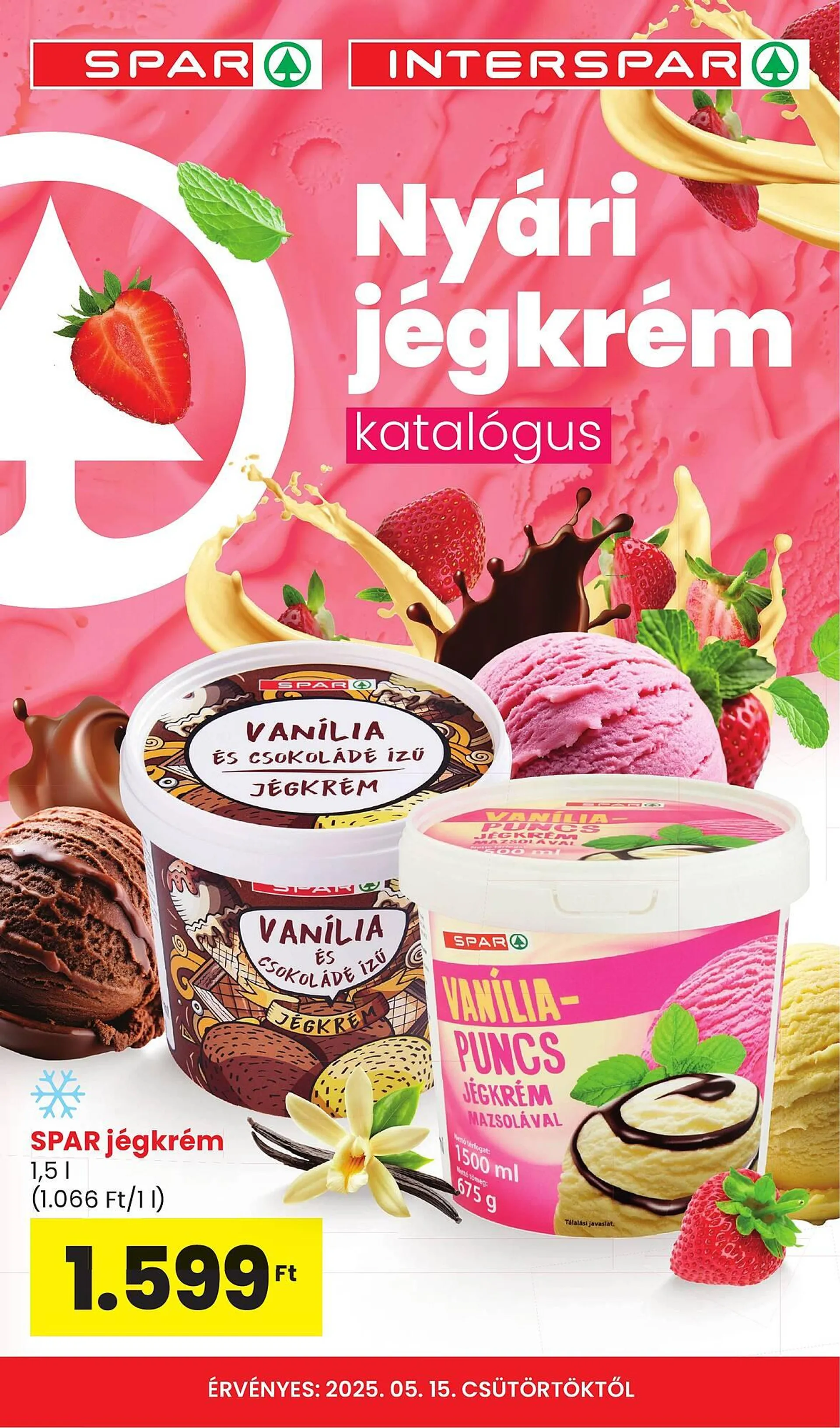 Katalógus Spar akciós újság május 15.-tól augusztus 31.-ig 2025. - Oldal 1