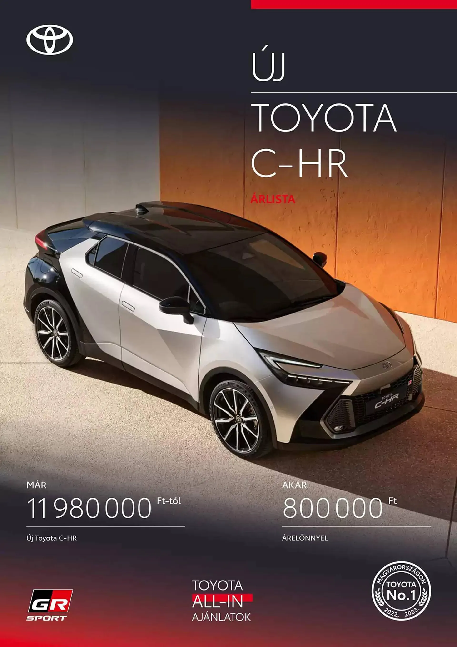 Katalógus Toyota akciós újság január 8.-tól január 8.-ig 2026. - Oldal 1