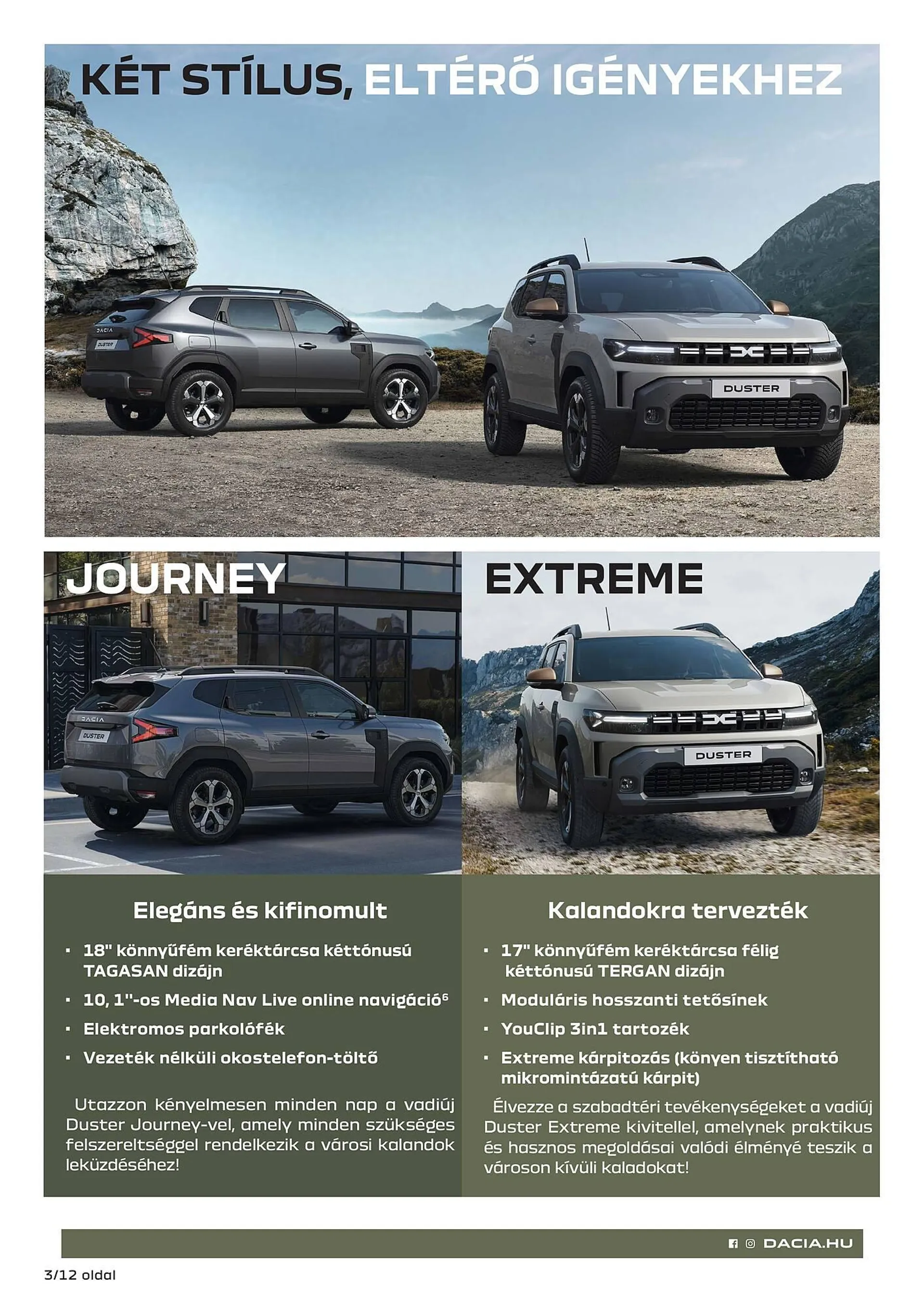 Katalógus Dacia vadiuj Duster akciós újság július 5.-tól december 31.-ig 2024. - Oldal 3