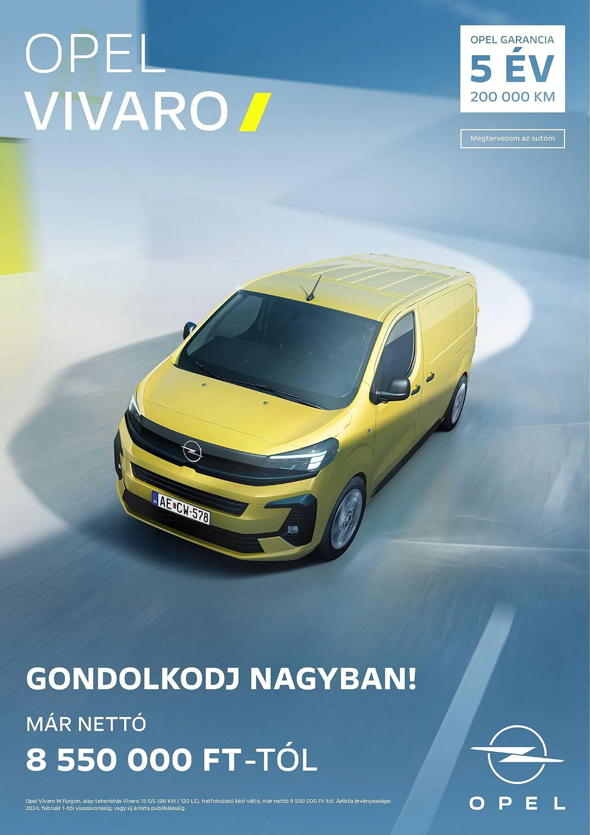 Opel Vivaro akciós újság - 1