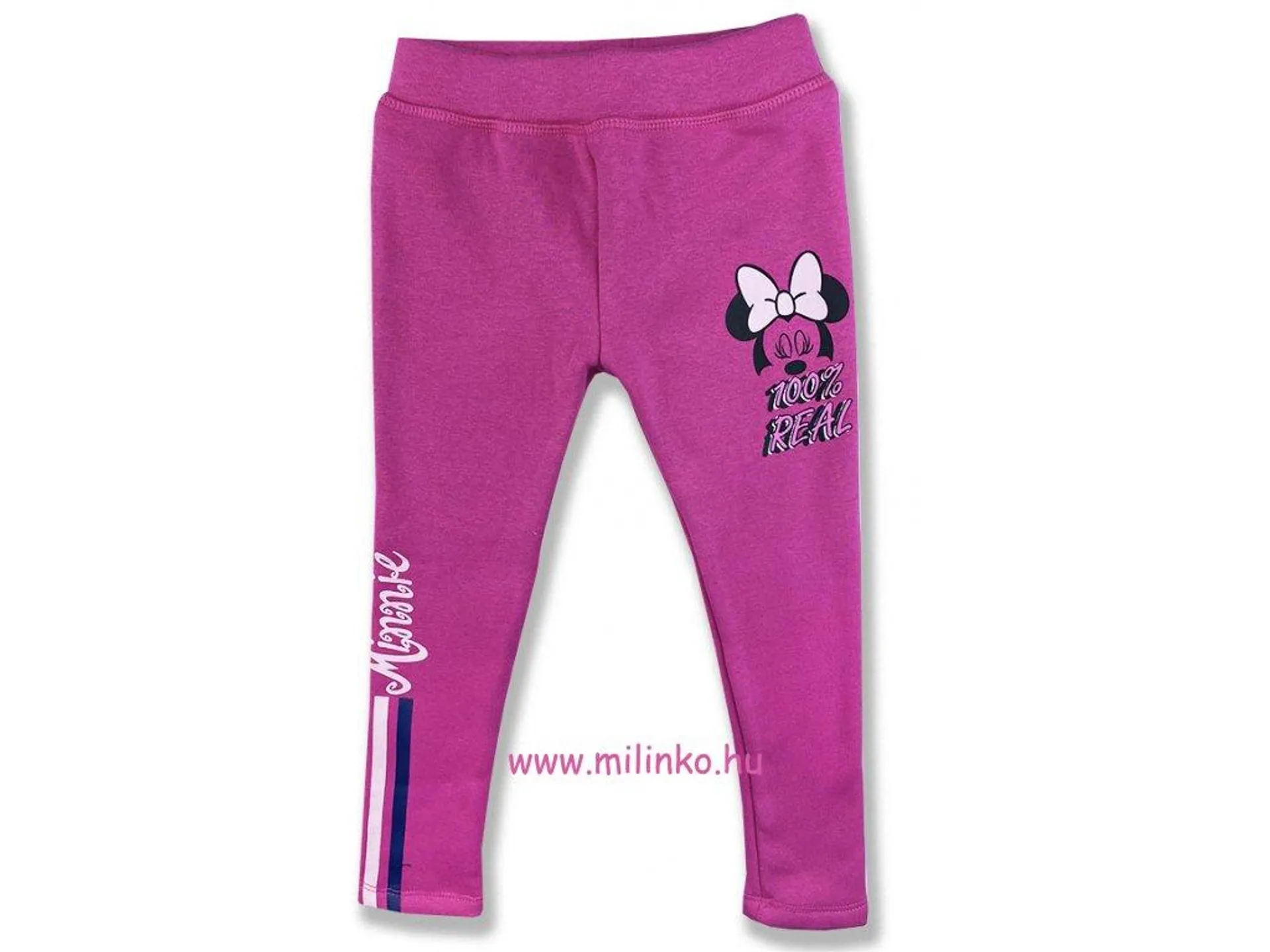 Lány meleg leggings- Minnie Egér, rózsaszín