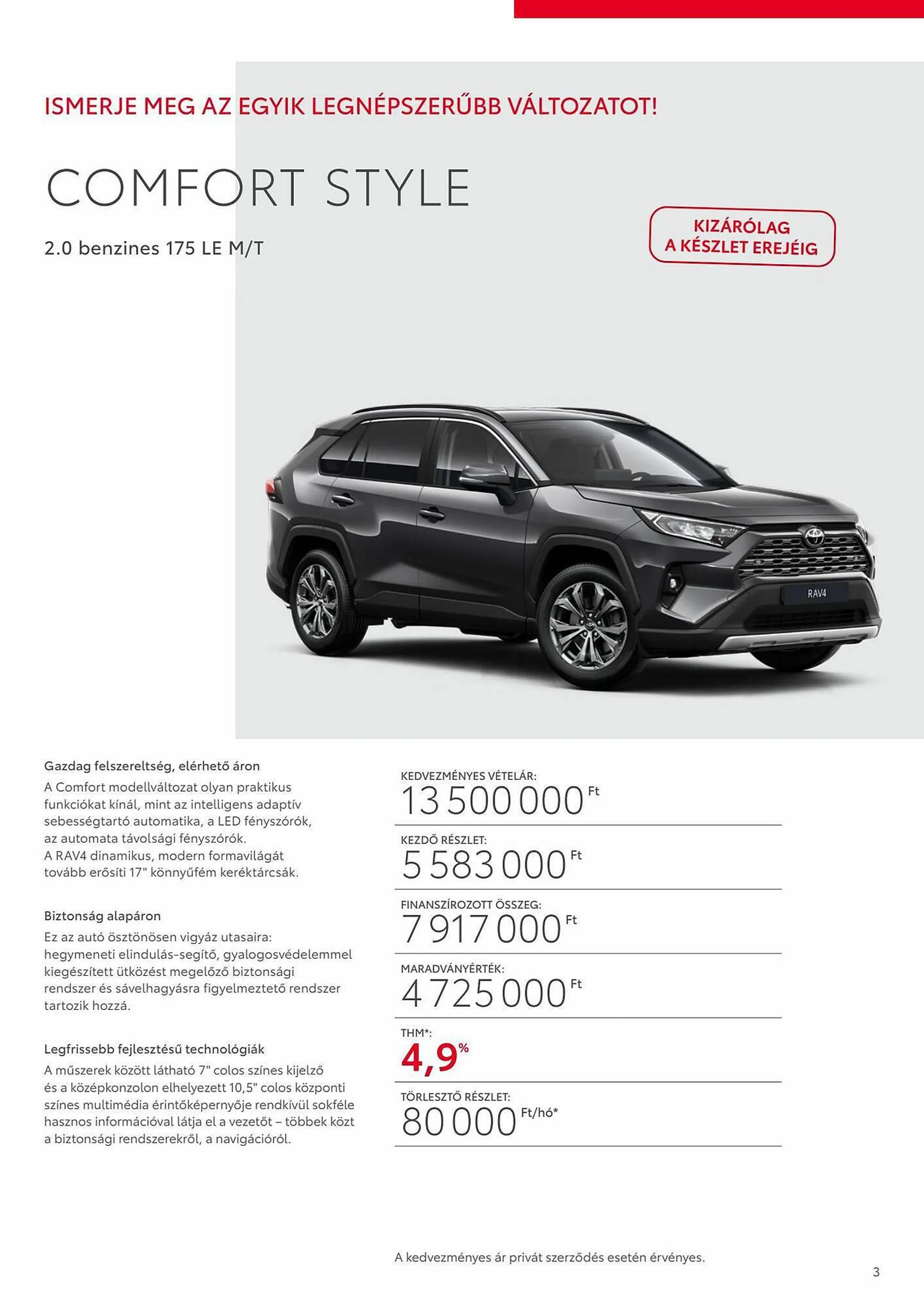 Katalógus Toyota RAV4 akciós újság november 22.-tól november 22.-ig 2024. - Oldal 3