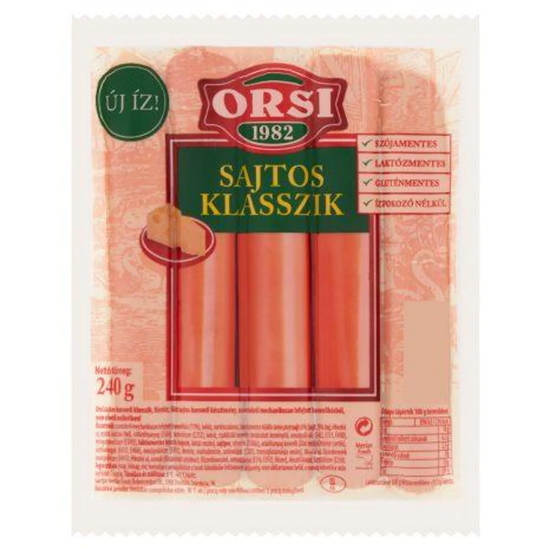 Orsi sajtos klasszik 240 g