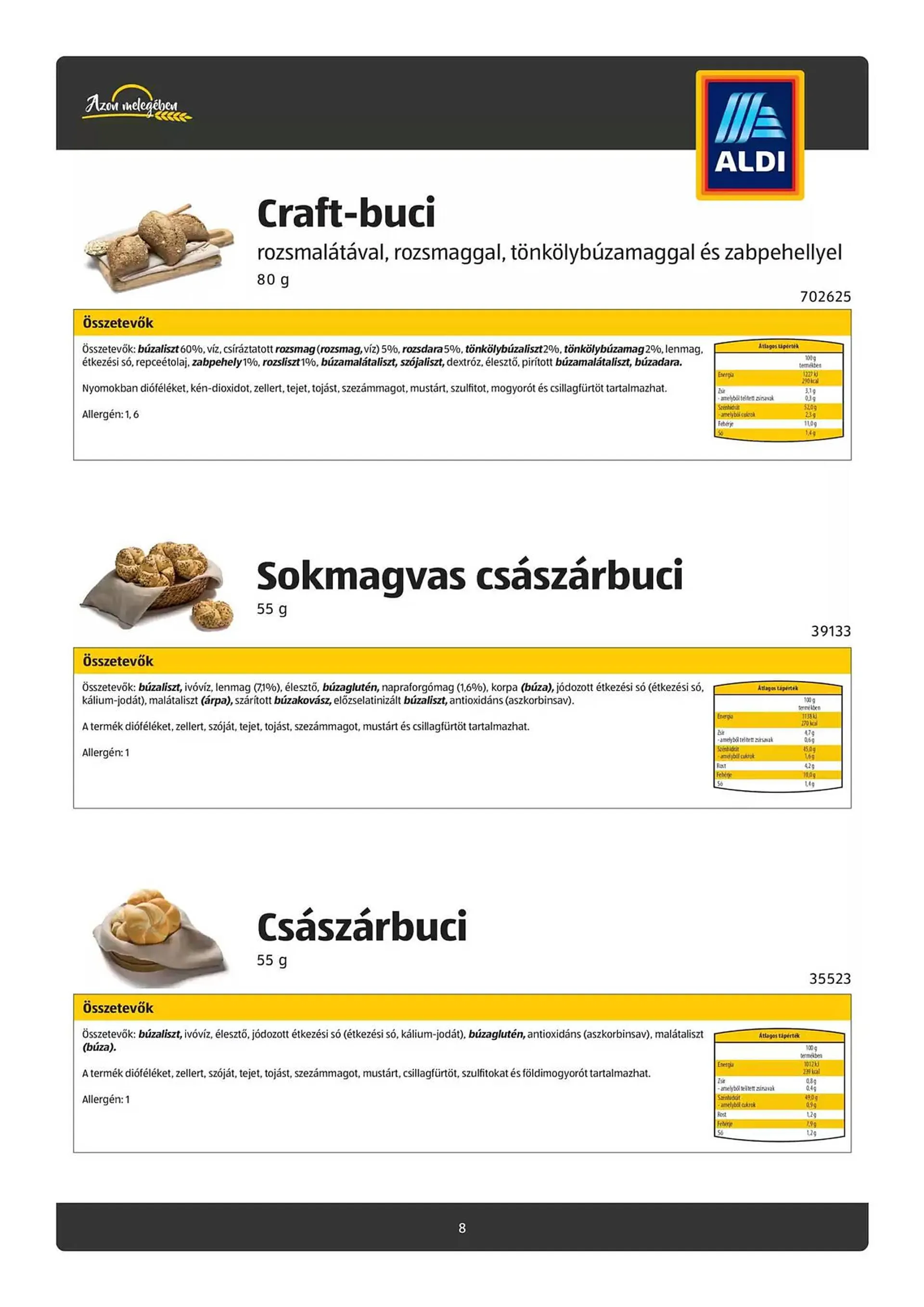 Katalógus ALDI akciós újság december 18.-tól január 1.-ig 2025. - Oldal 8