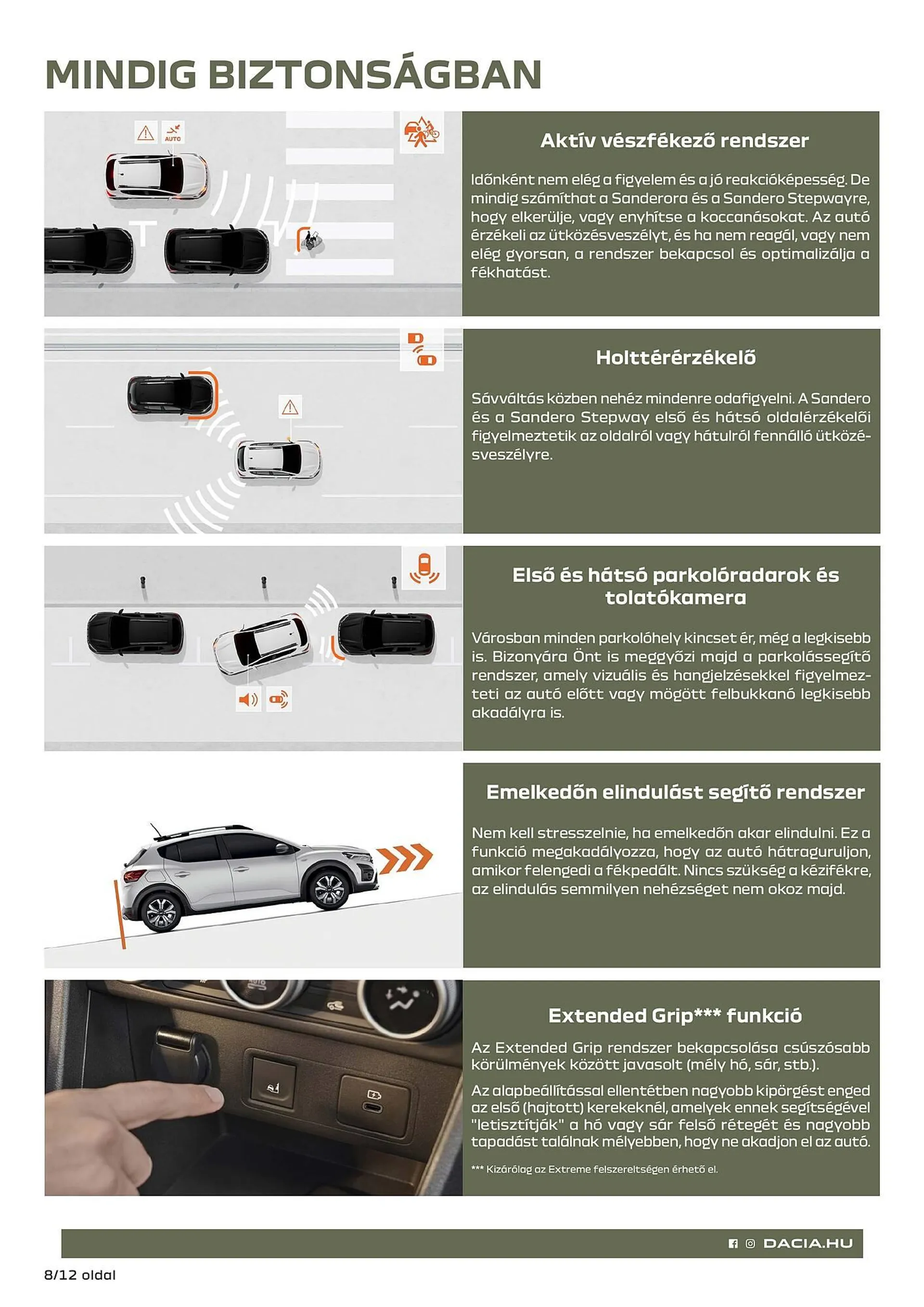 Katalógus Dacia Sandero Stepway akciós újság július 5.-tól december 31.-ig 2024. - Oldal 8