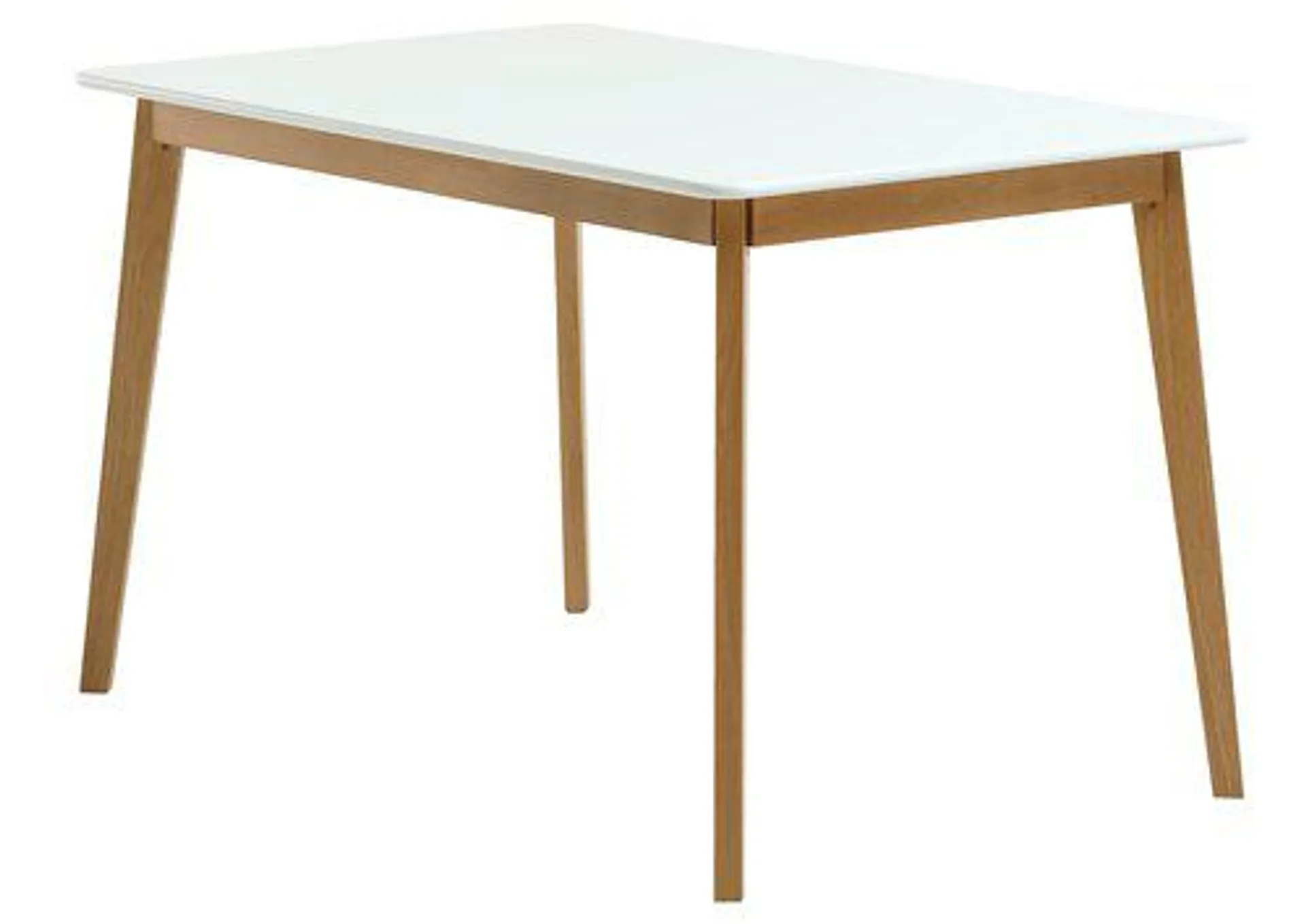 Esstisch JEGIND 80x130 weiß/eichefarben