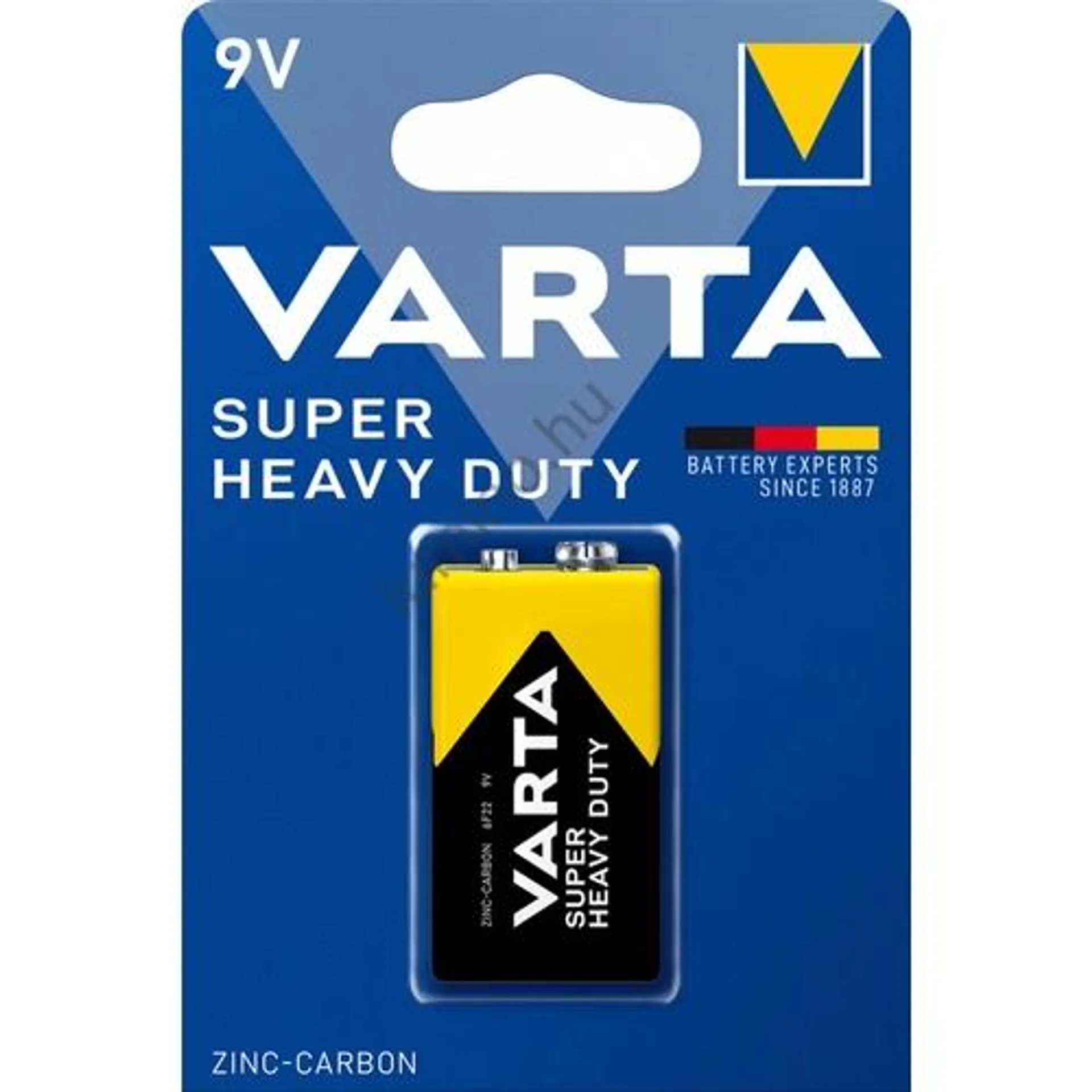 VARTA Superlife Féltartós 9V Elem 6F22 B1