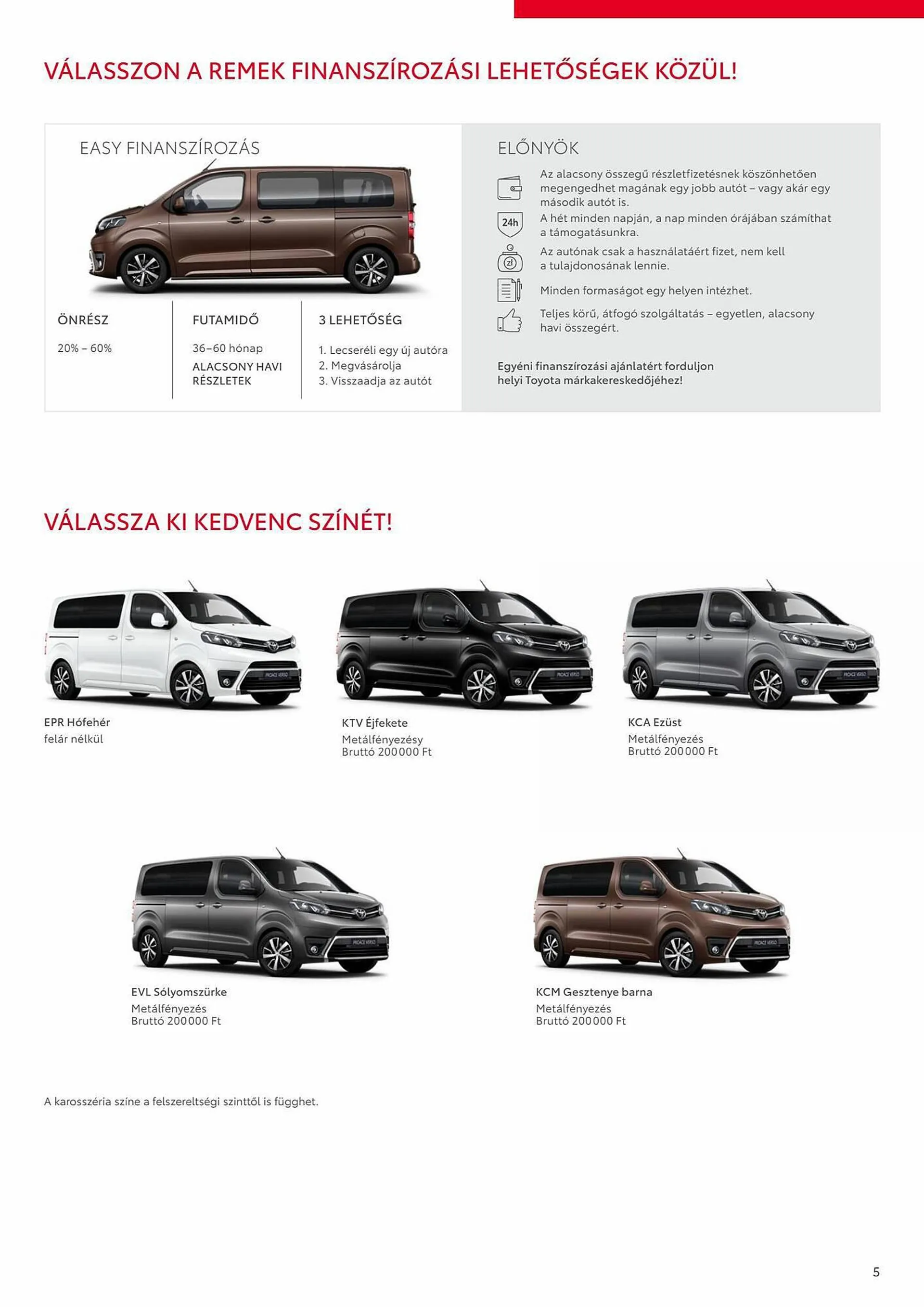 Katalógus Toyota PROACE VERSO akciós újság november 15.-tól november 15.-ig 2024. - Oldal 5