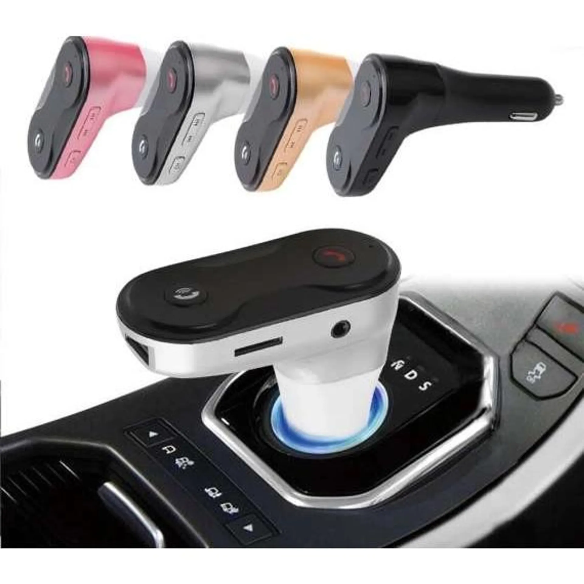 4 az 1-ben Autós Bluetooth FM Transmitter