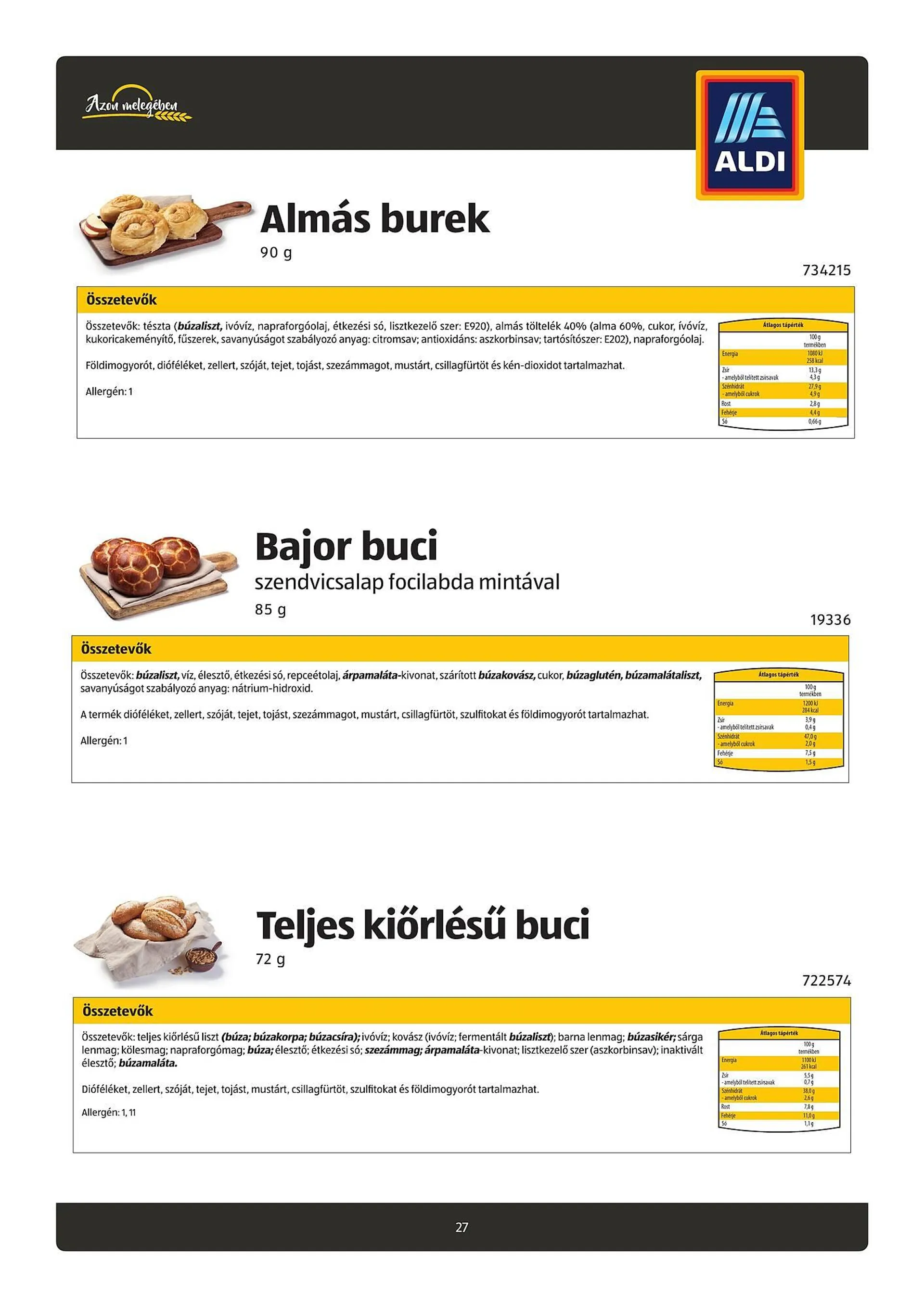 Katalógus ALDI akciós újság július 26.-tól október 21.-ig 2024. - Oldal 27