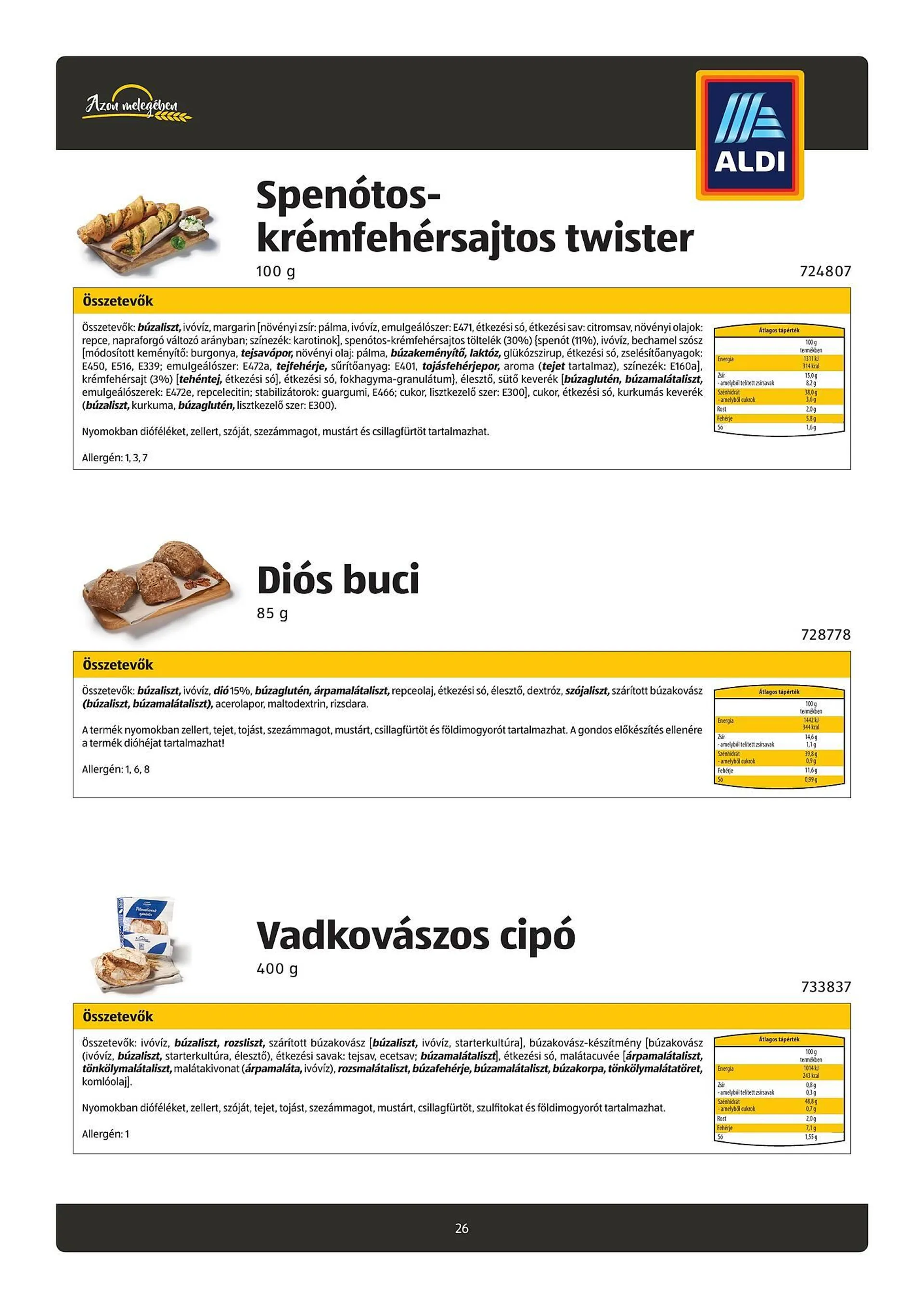 Katalógus ALDI akciós újság július 26.-tól október 21.-ig 2024. - Oldal 26