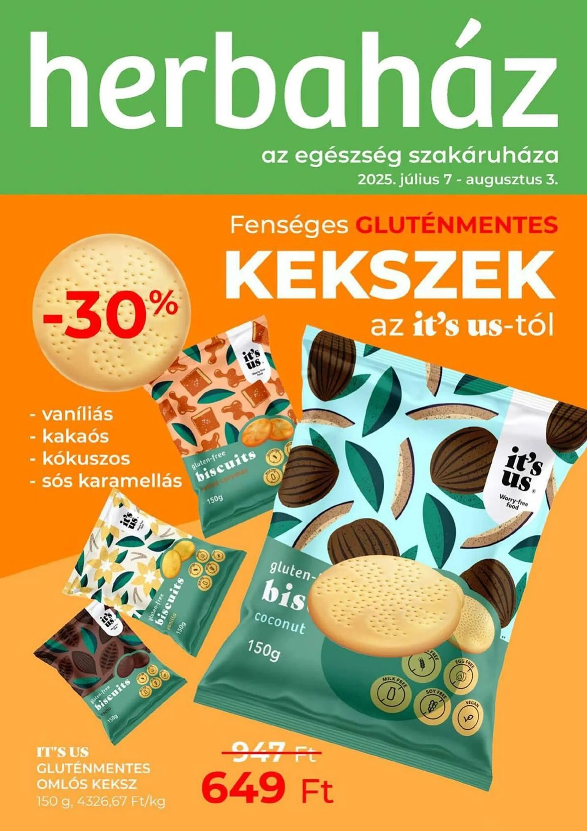 Herbaház akciós újság - 1