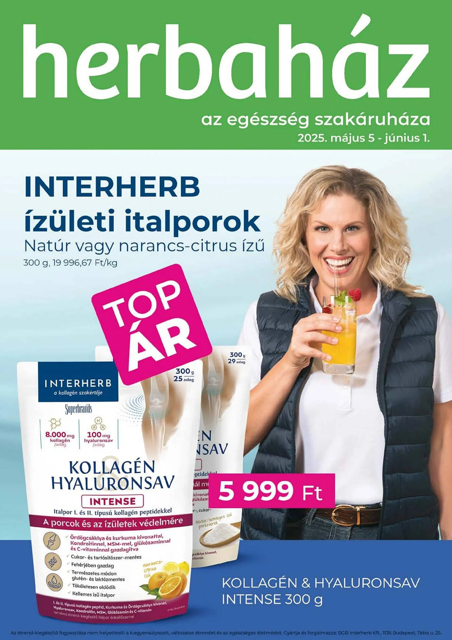 Herbaház akciós újság - 1
