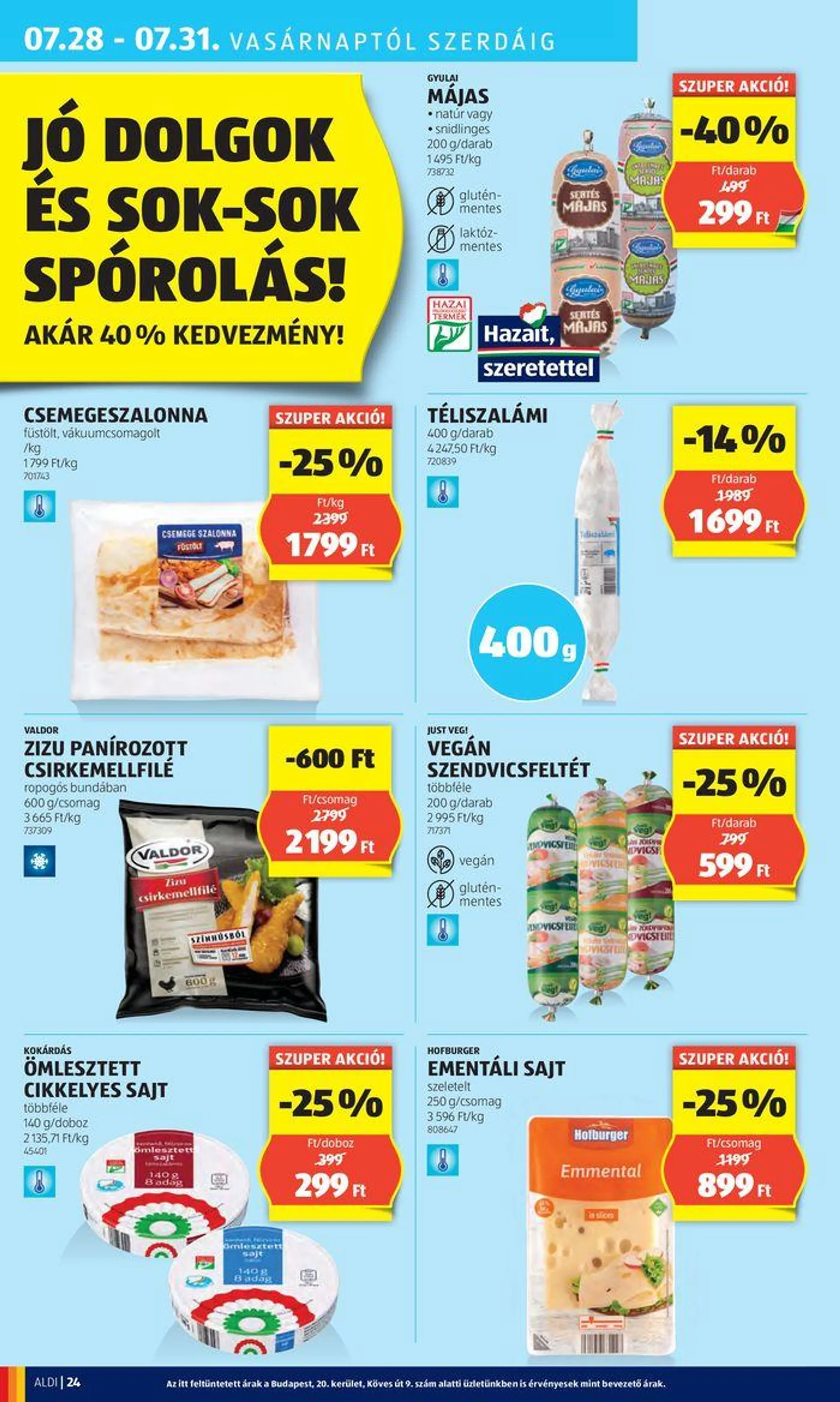 Következő heti ALDI akciós újság! - 28