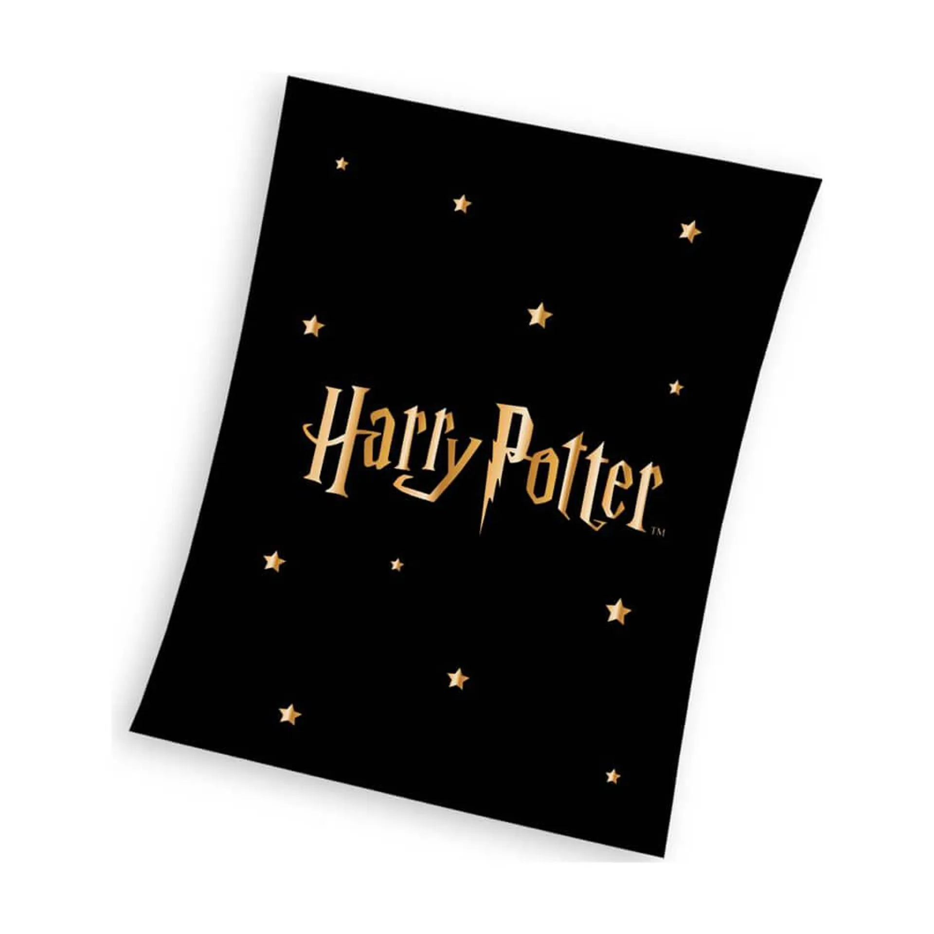 Gyerek takaró Harry Potter arany csillagok
