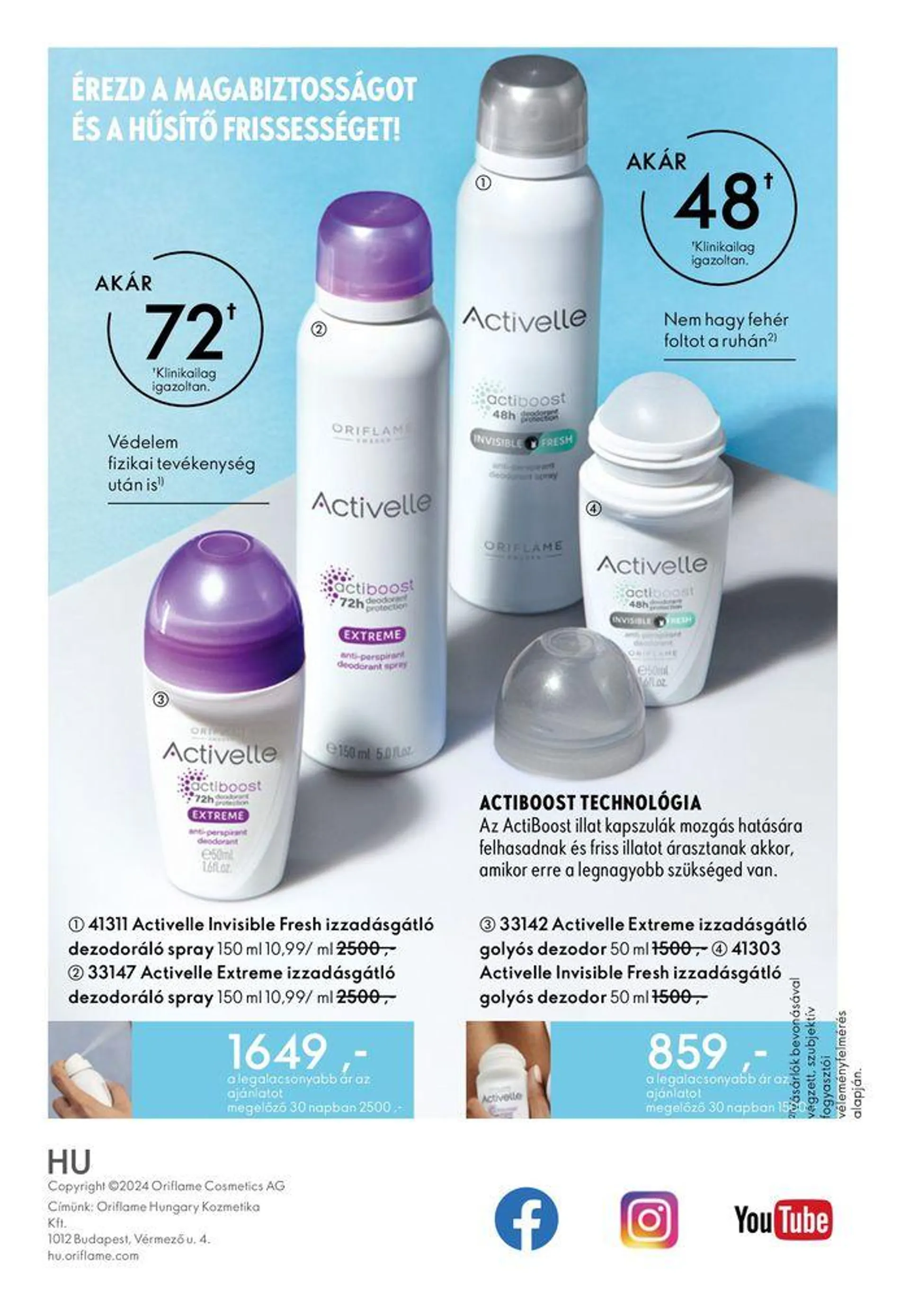 ORIFLAME akciós - 166