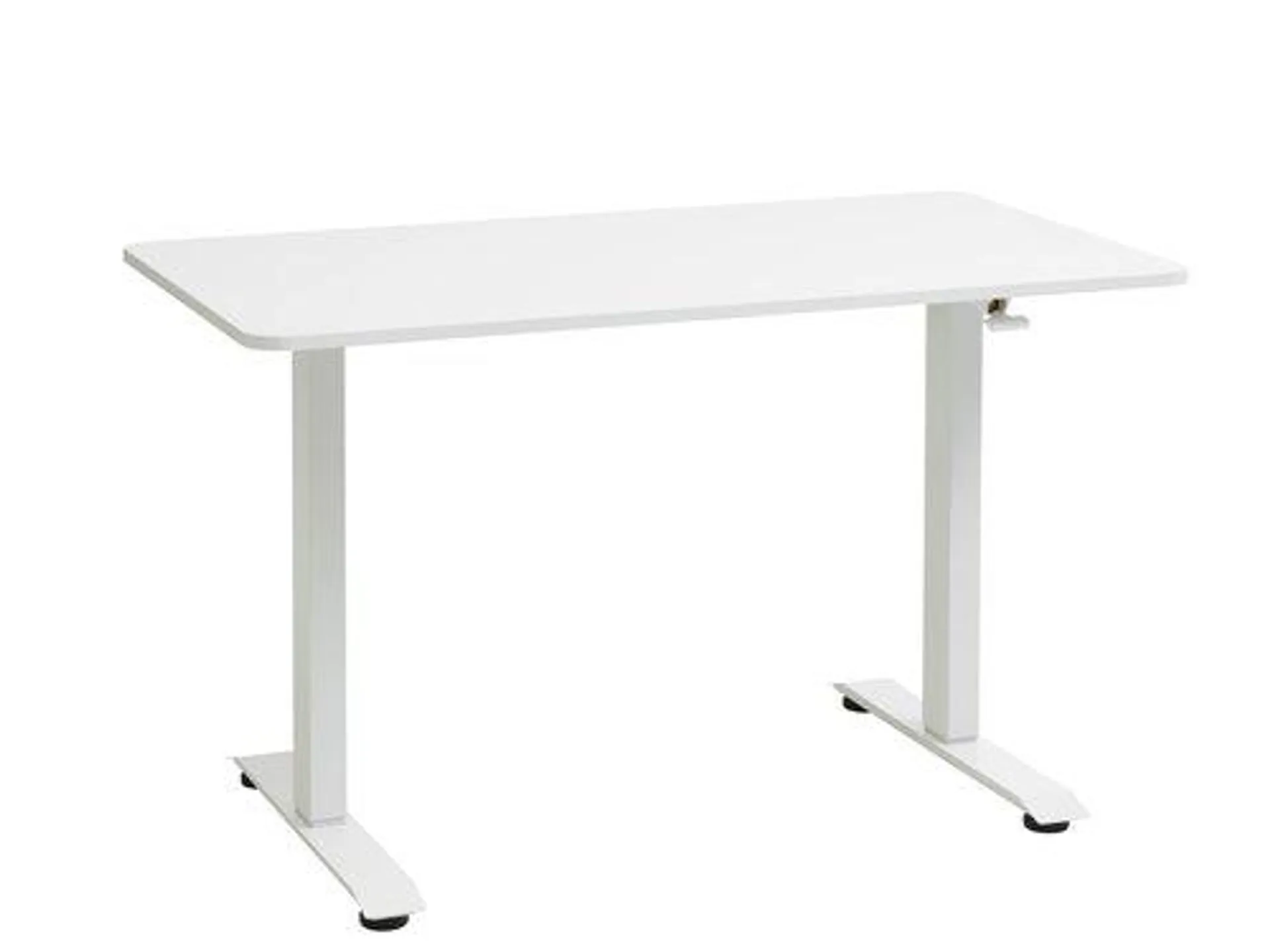 Állítható magasságú asztal ASSENTOFT 70x130 gázliftes fehér
