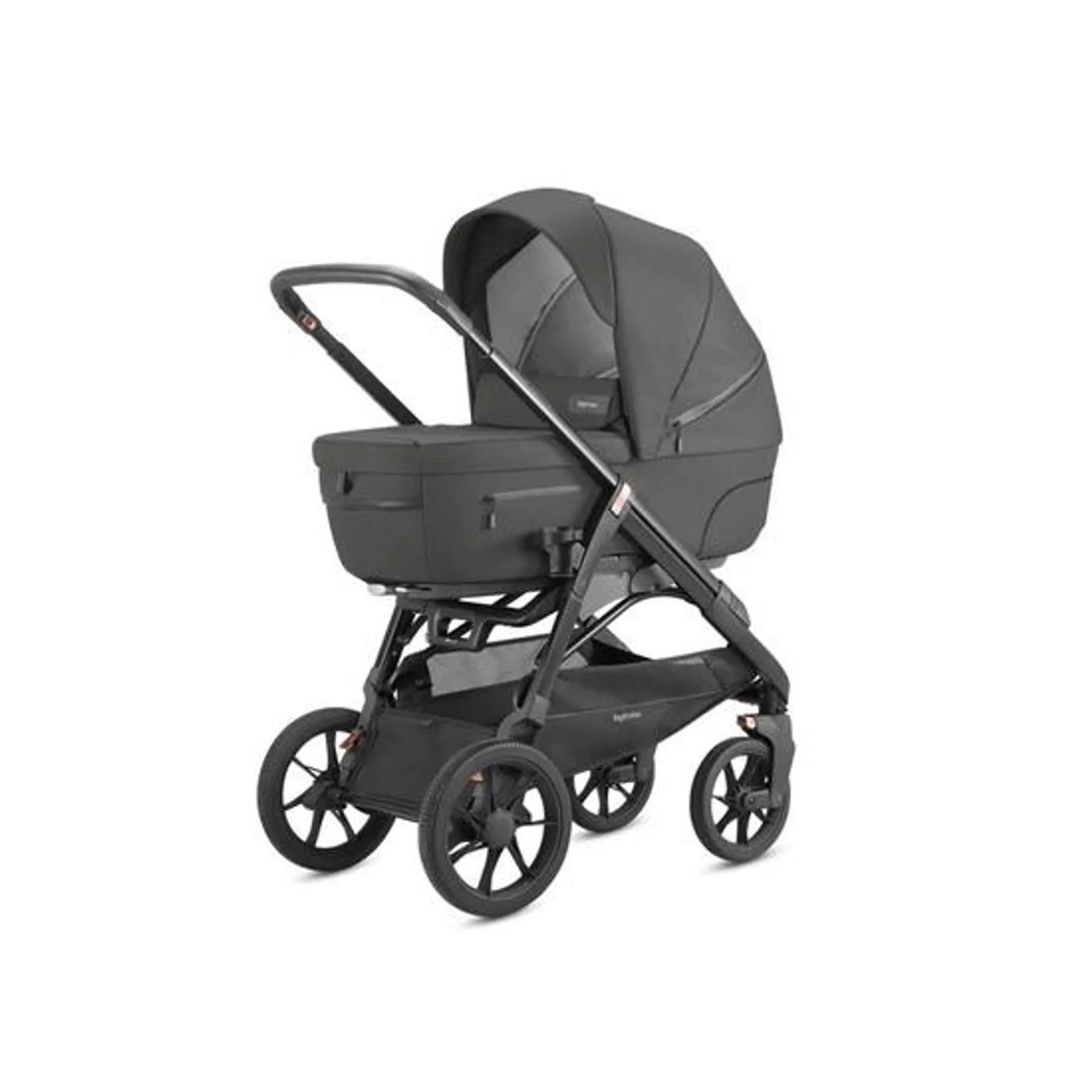 Inglesina Aptica XT System Quattro 4 az 1-ben Multifunkciós Babakocsi Darwin I-size Hordozóval - Charcoal Grey