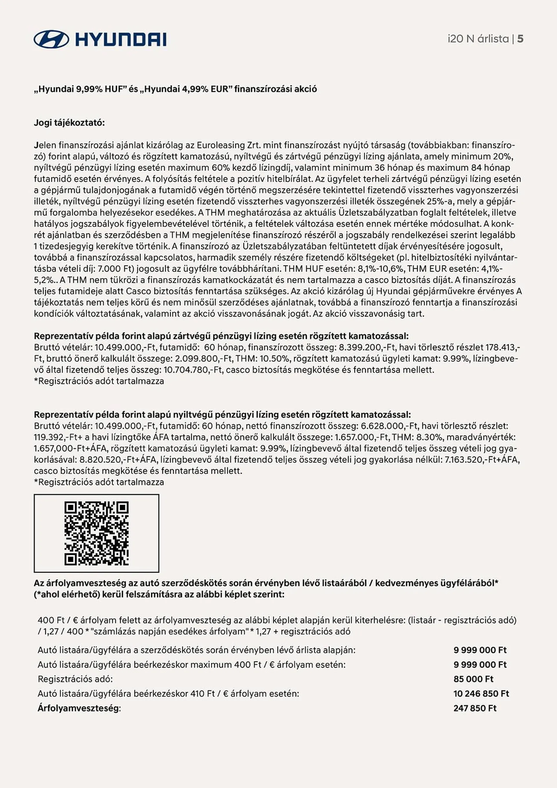Katalógus Hyundai i20 N akciós újság november 17.-tól november 17.-ig 2024. - Oldal 5