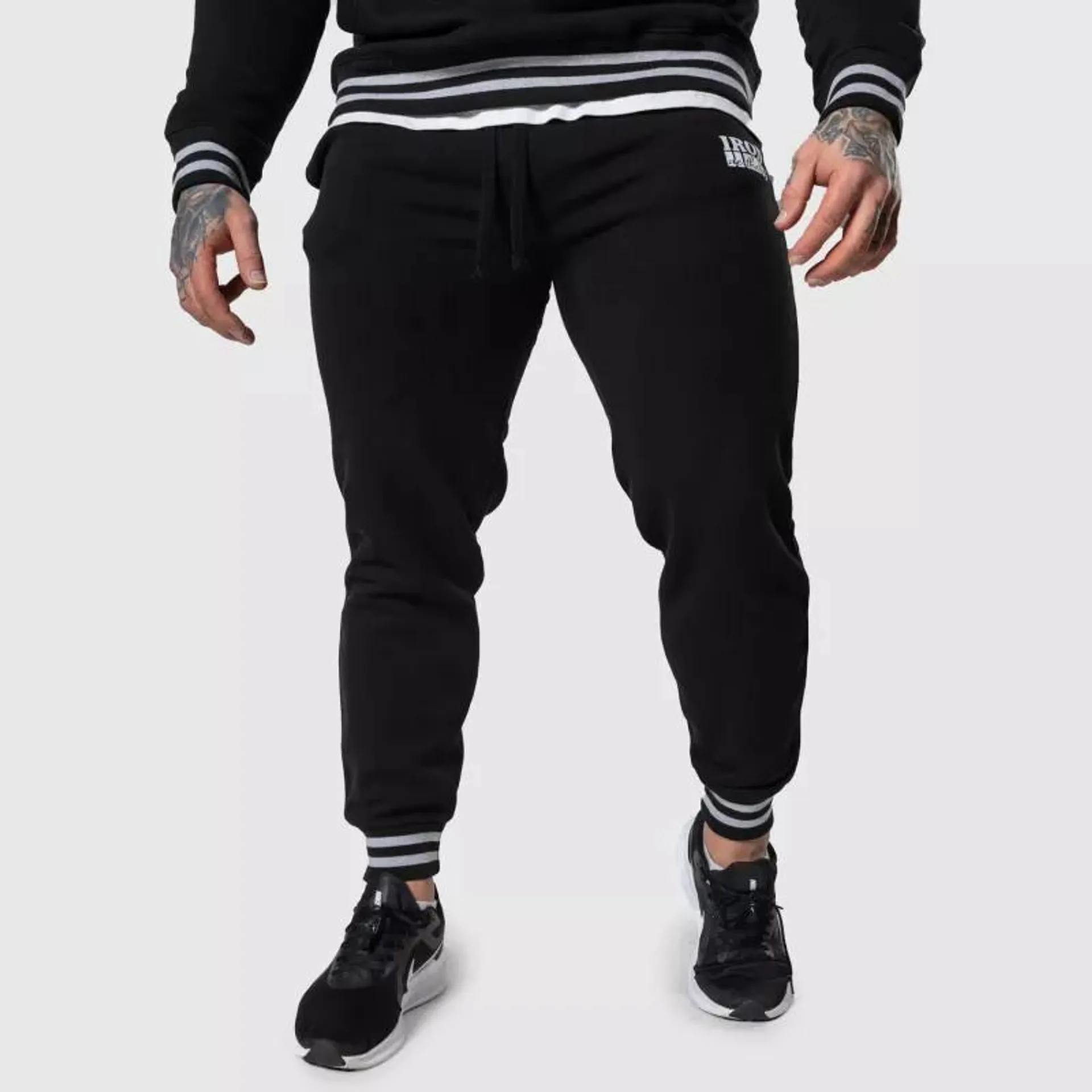 Jogger melegítőnadrág Iron Aesthetics Impact, fekete