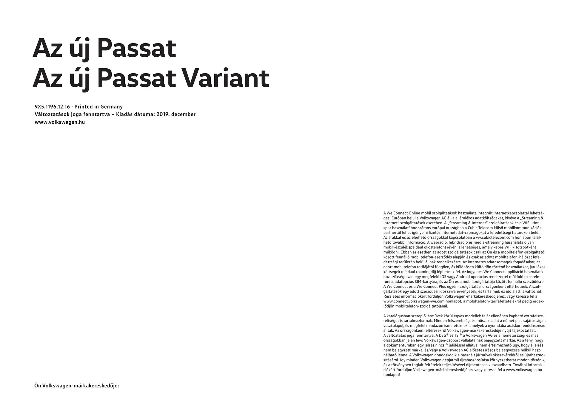 Katalógus Volkswagen Passat akciós újság július 4.-tól július 3.-ig 2025. - Oldal 52