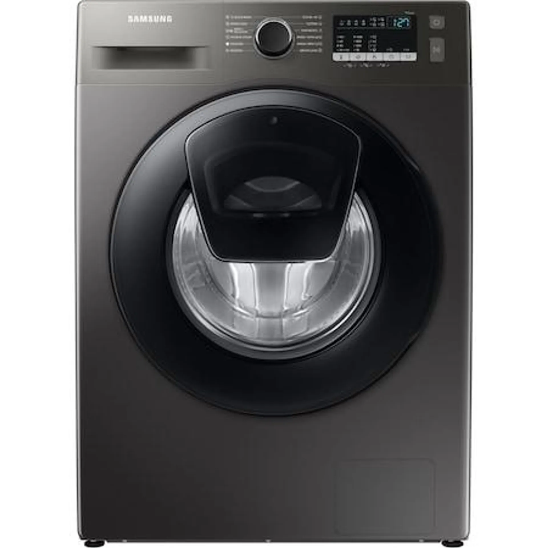 Samsung WW80T4540AX/LE elöltöltős mosógép, 8kg, 1400 fordulat/perc, D energiaosztály, LED kijelző, inox