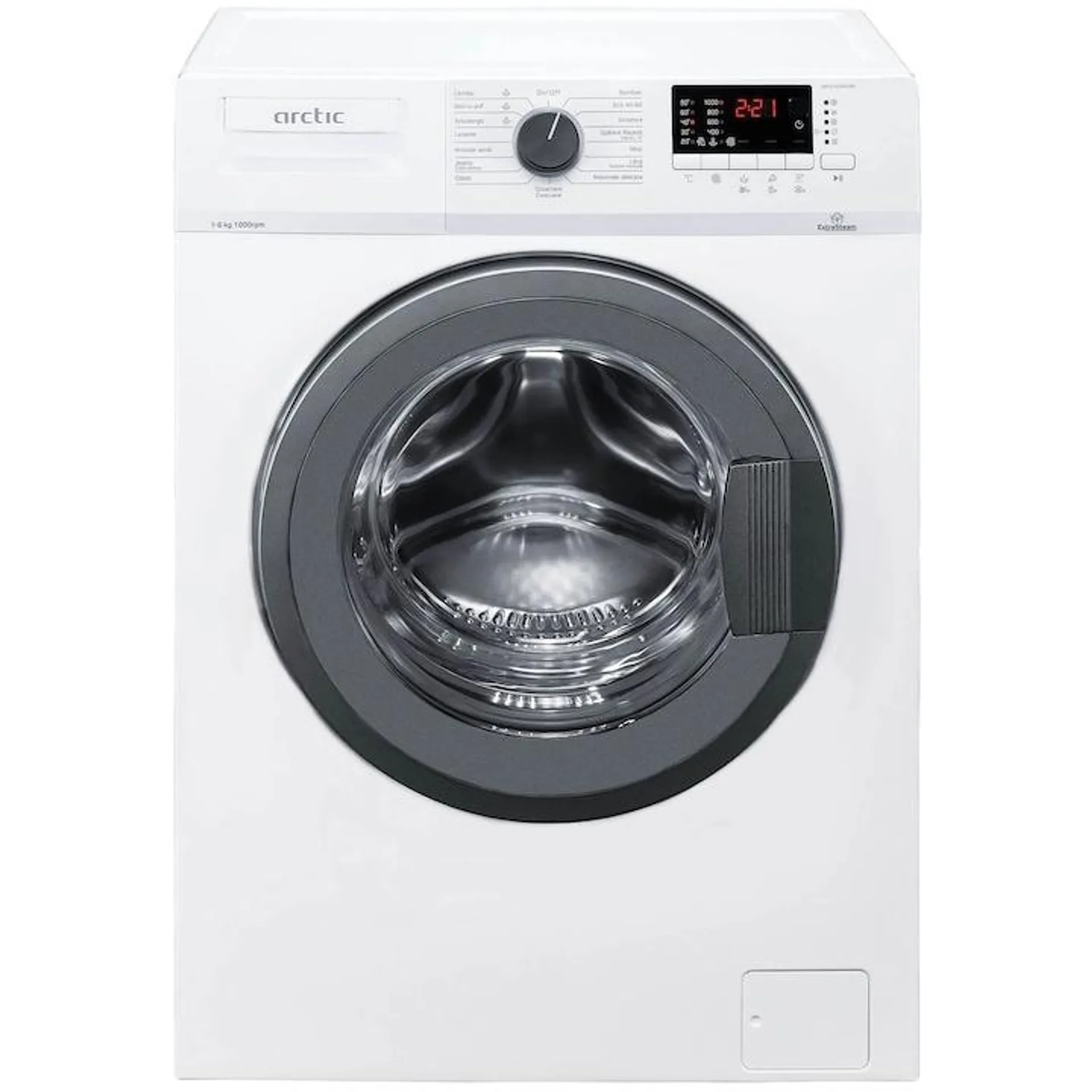 Arctic APL61025XLW4 mosógép, 6 kg, 1000 RPM, E osztály, XL ajtó, fehér