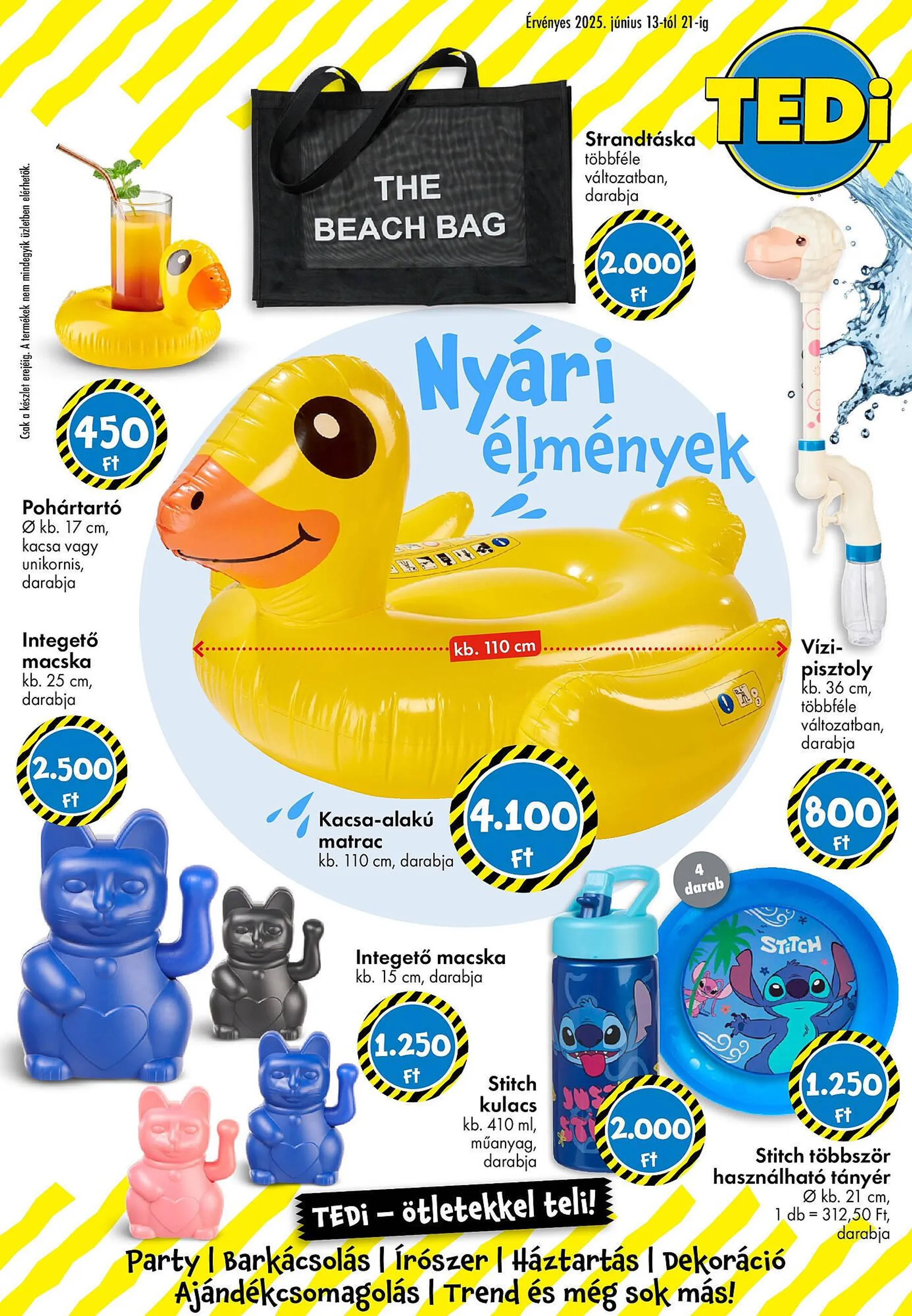 Tedi akciós újság - 1