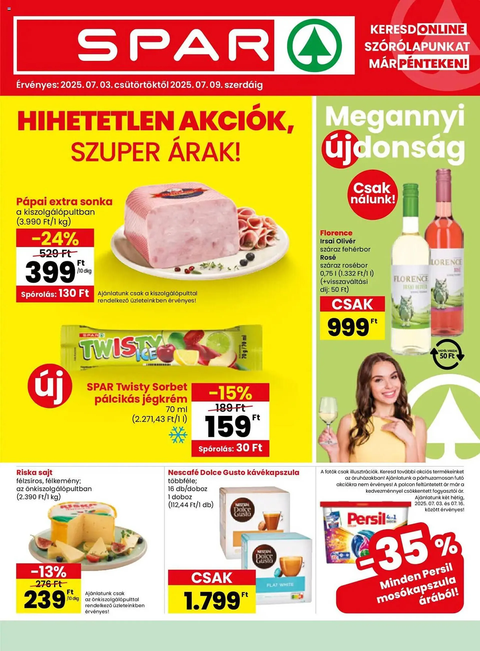 Katalógus Spar akciós újság július 3.-tól július 9.-ig 2025. - Oldal 1