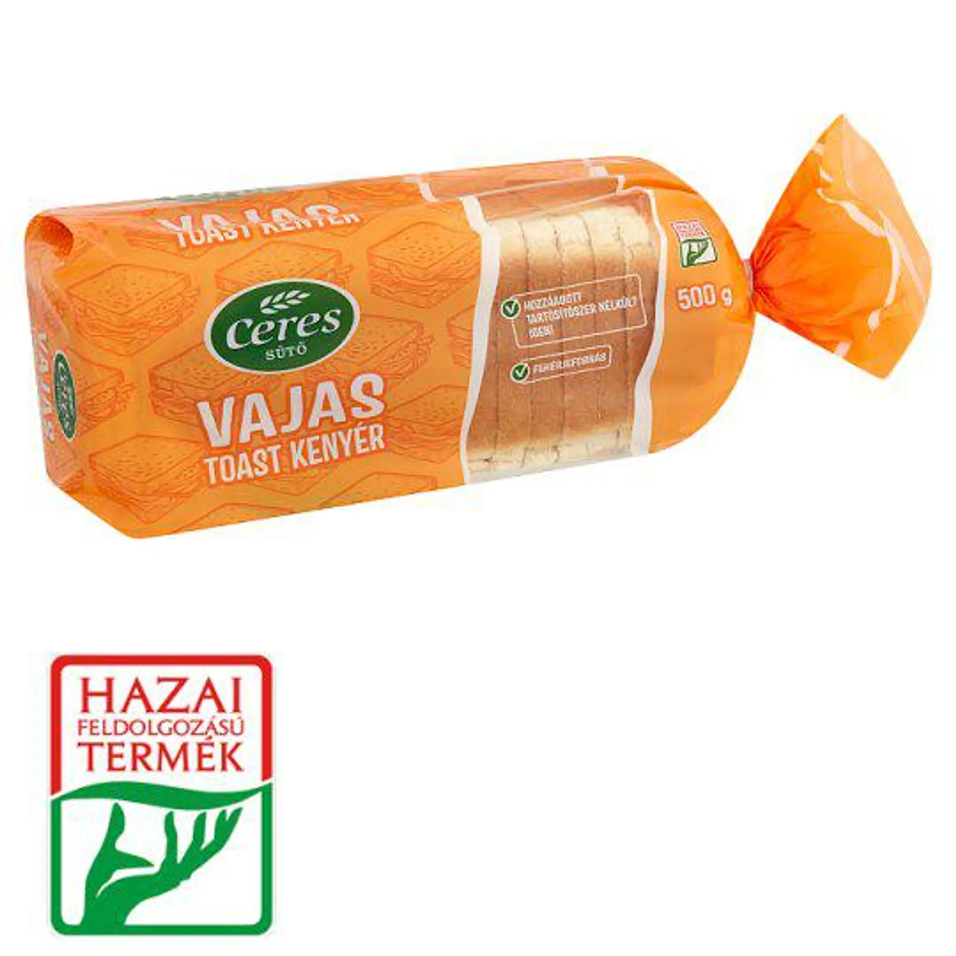 Ceres vajas toast kenyér 500 g