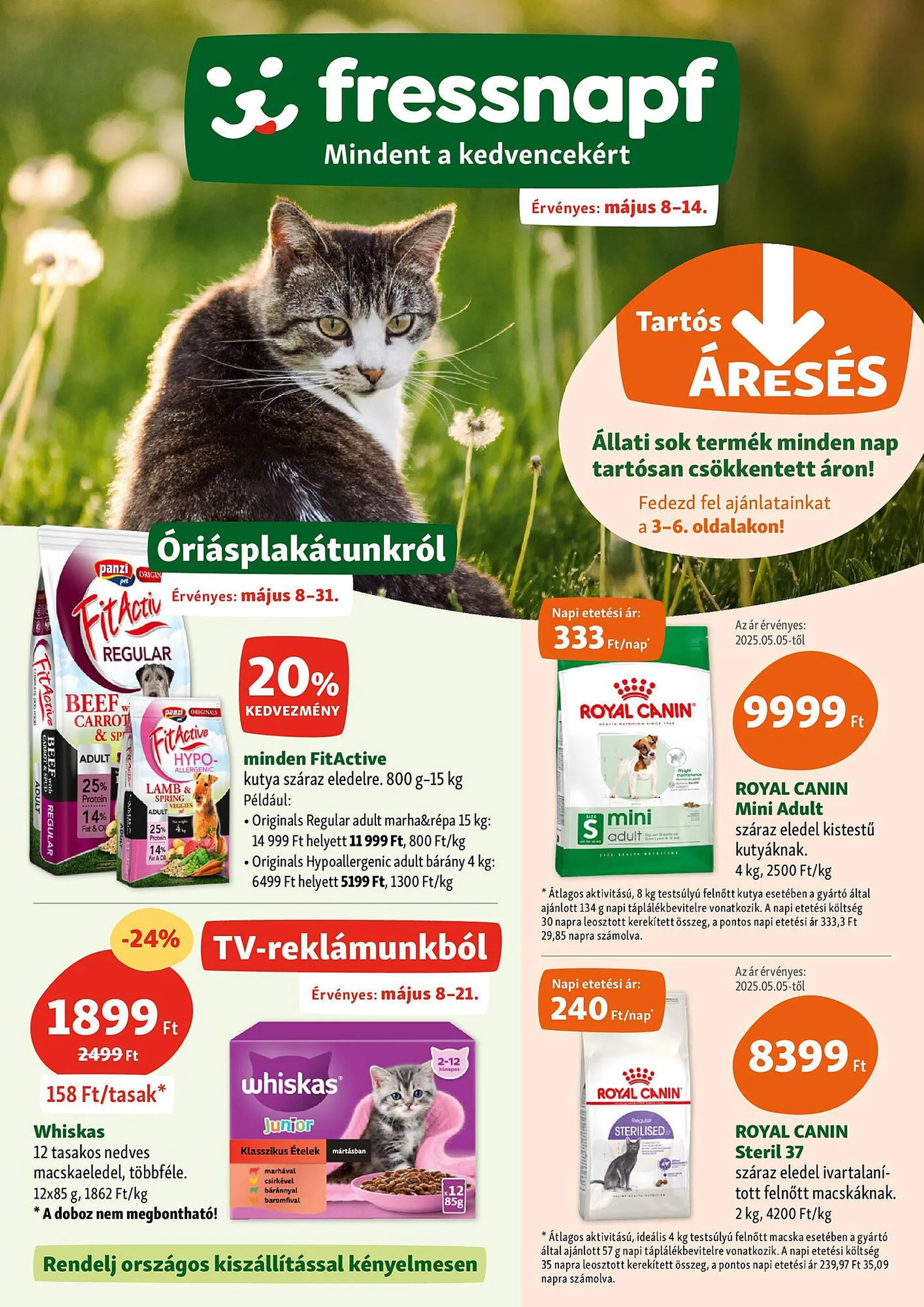 Katalógus Fressnapf akciós újság május 8.-tól május 14.-ig 2025. - Oldal 1