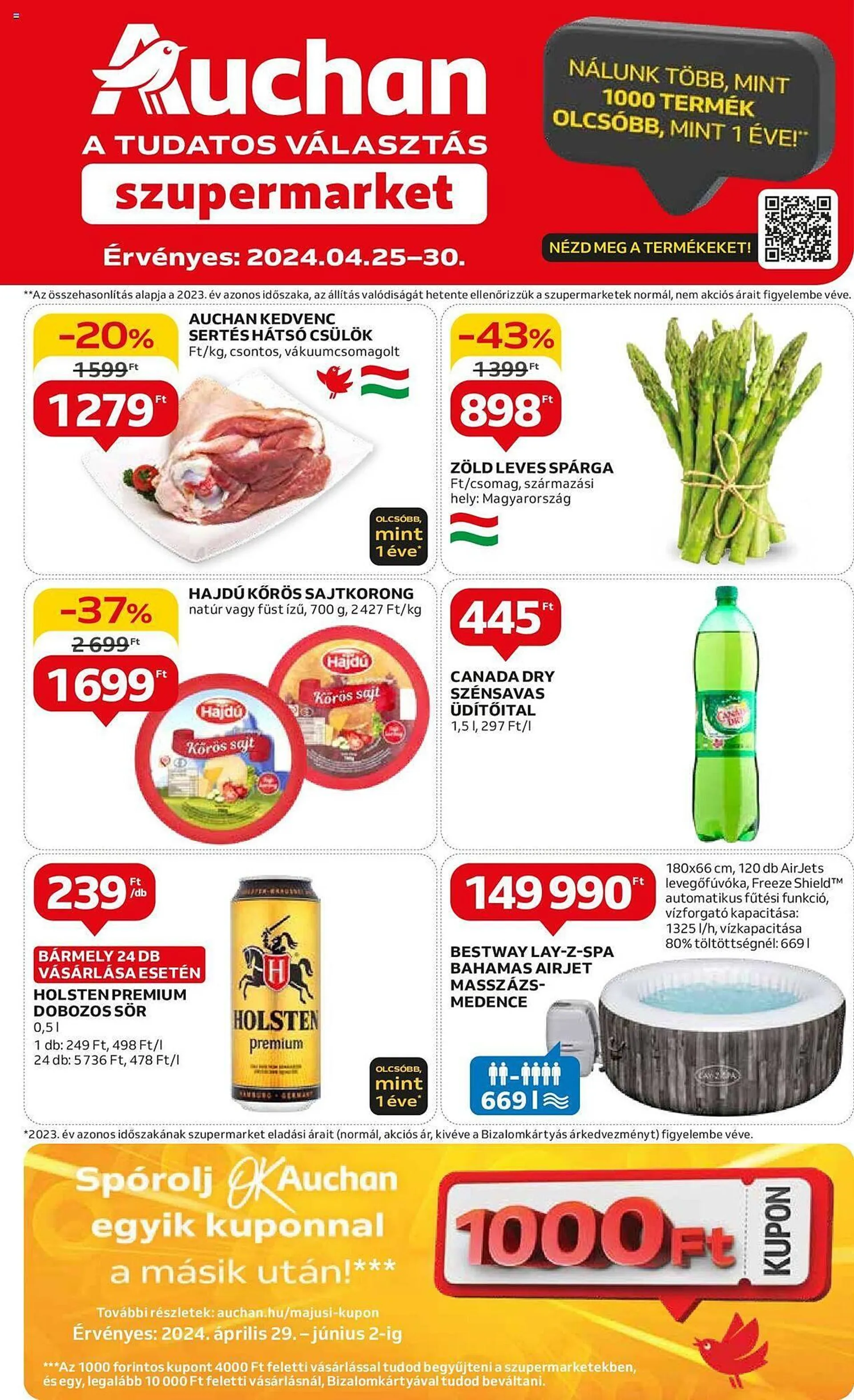 Auchan Szupermarket akciós újság - 1