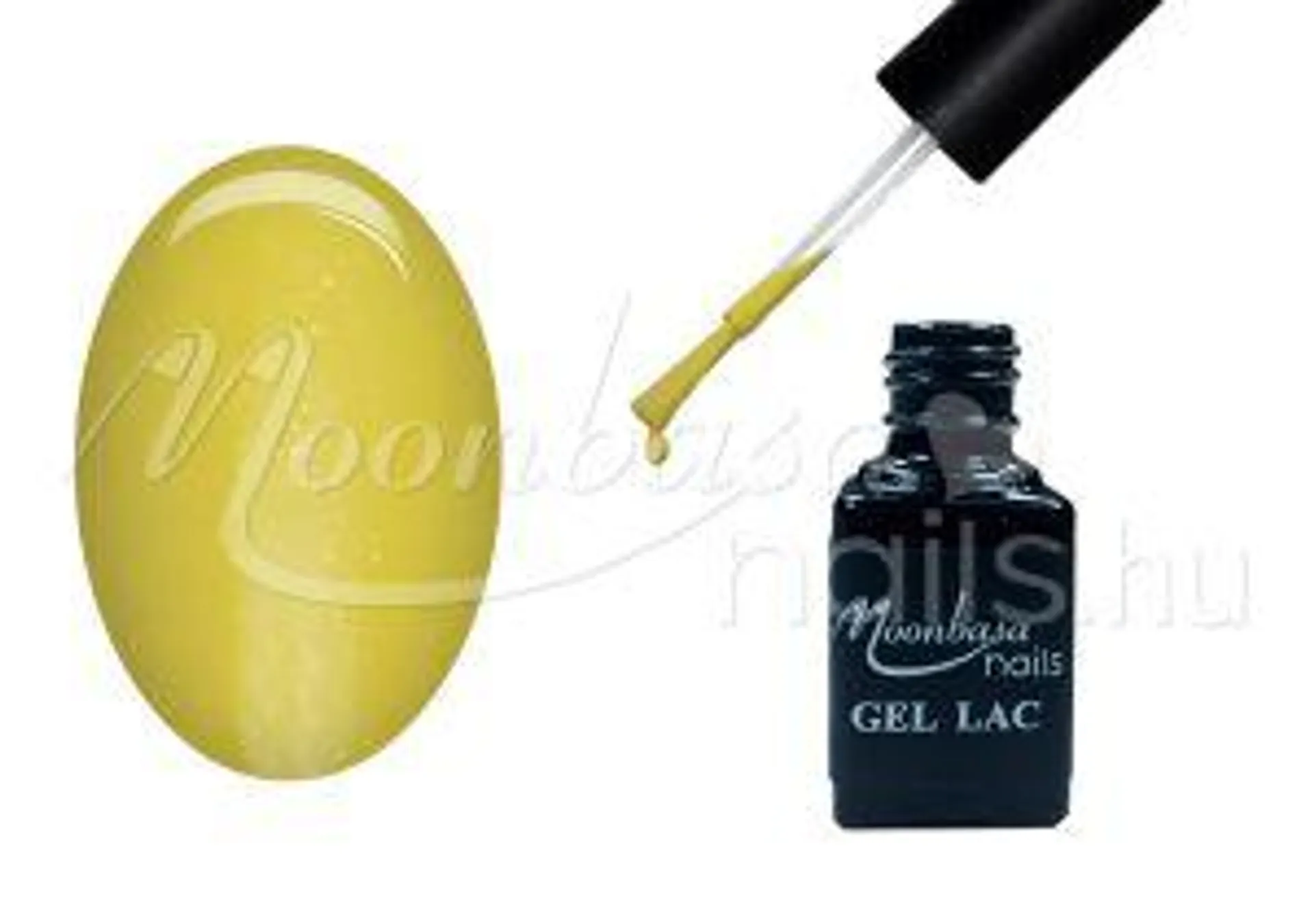 Csillámos citromsárga One step géllakk 5ml #089