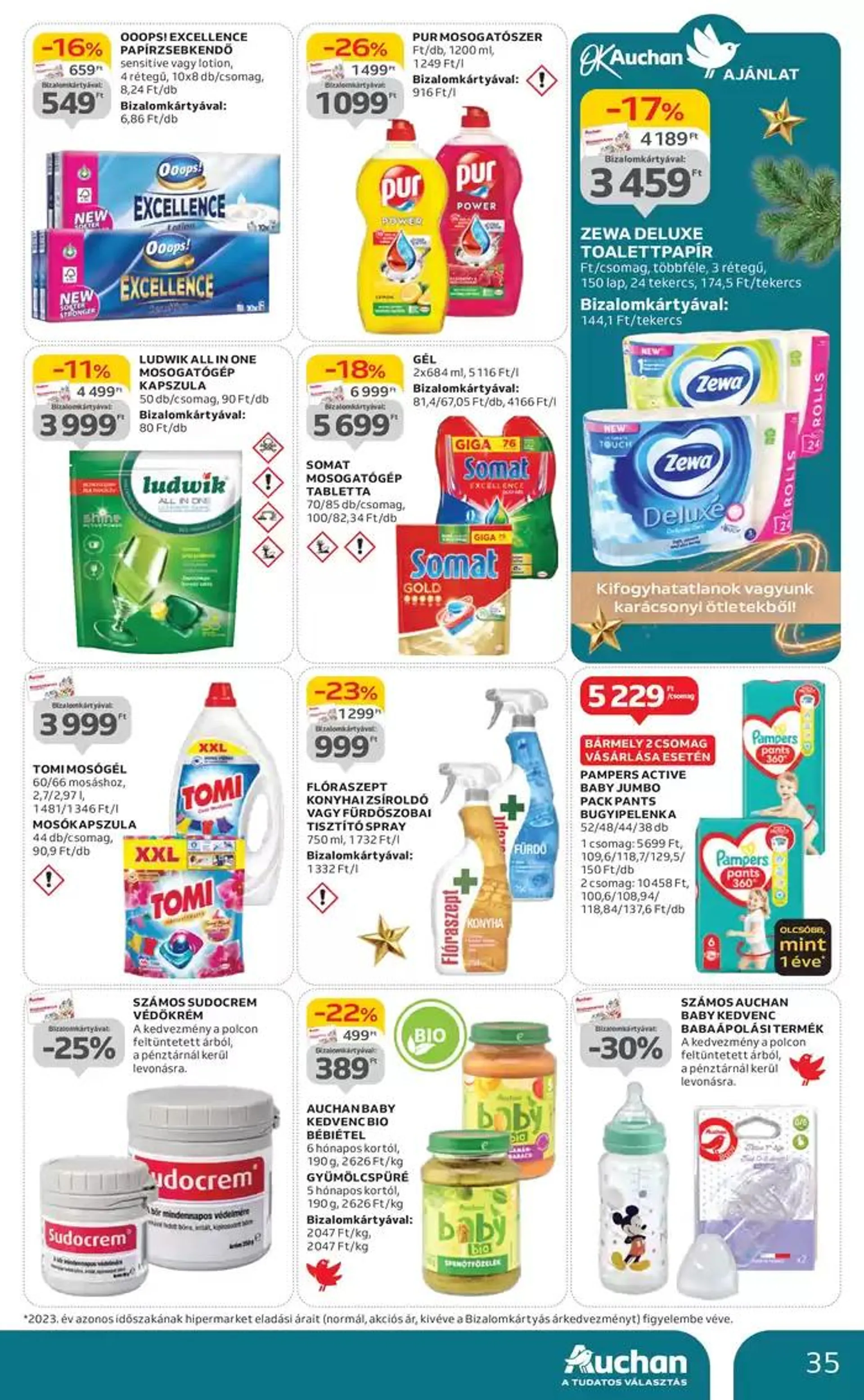 Katalógus Catalog Auchan december 16.-tól december 24.-ig 2024. - Oldal 35