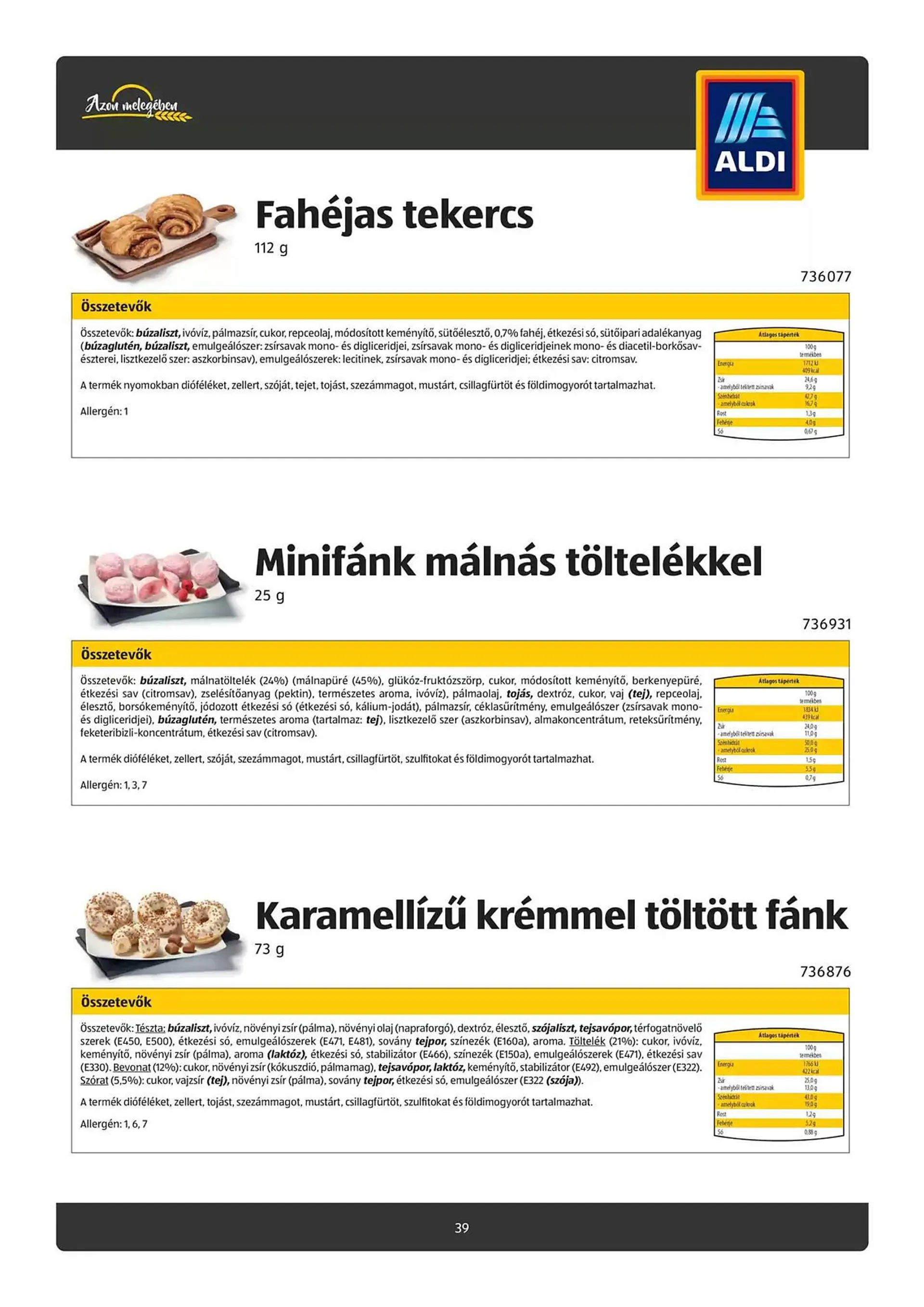 Katalógus ALDI akciós újság december 18.-tól január 1.-ig 2025. - Oldal 39