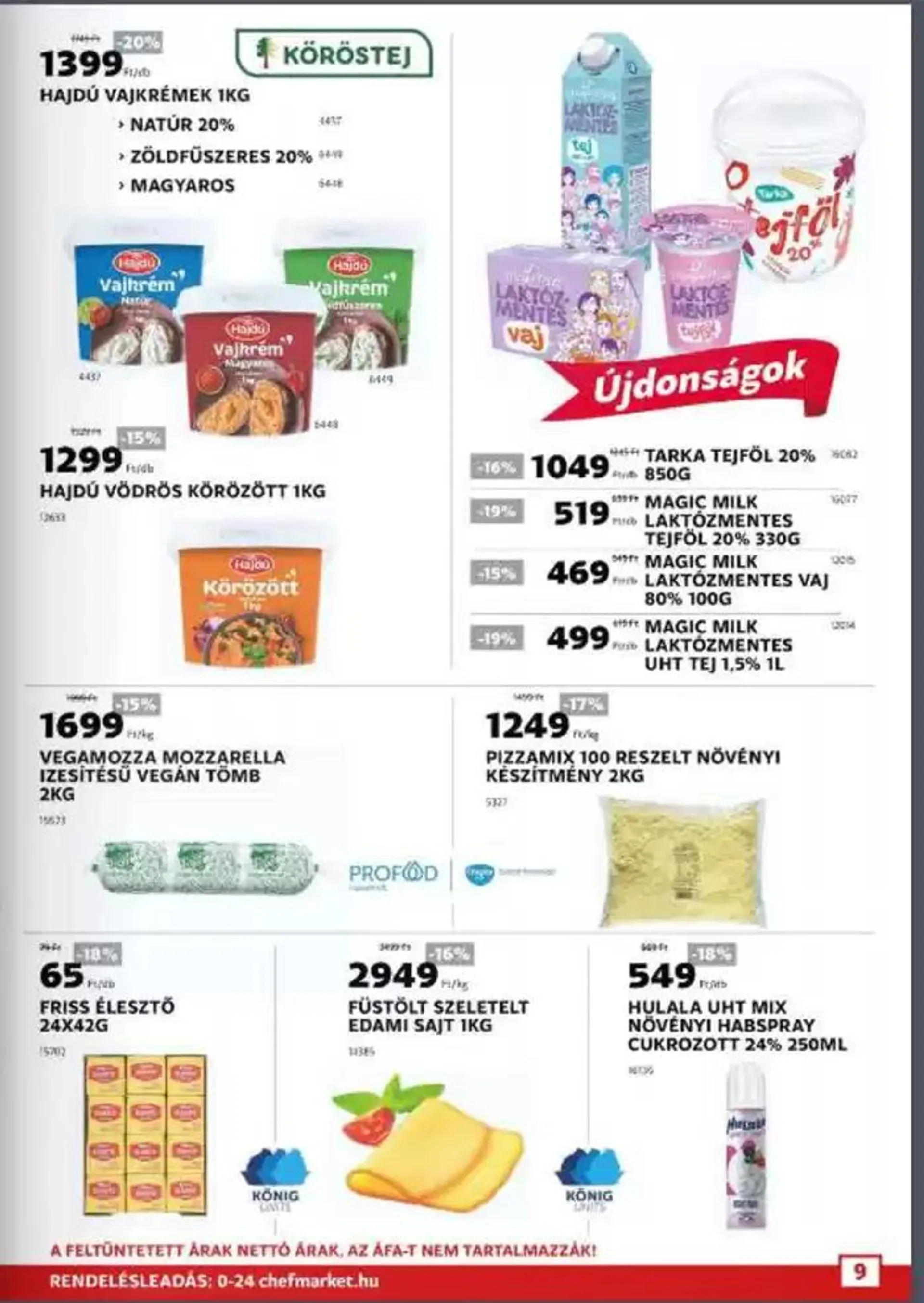 Katalógus Chef Market Magazin október 1.-tól október 31.-ig 2024. - Oldal 9