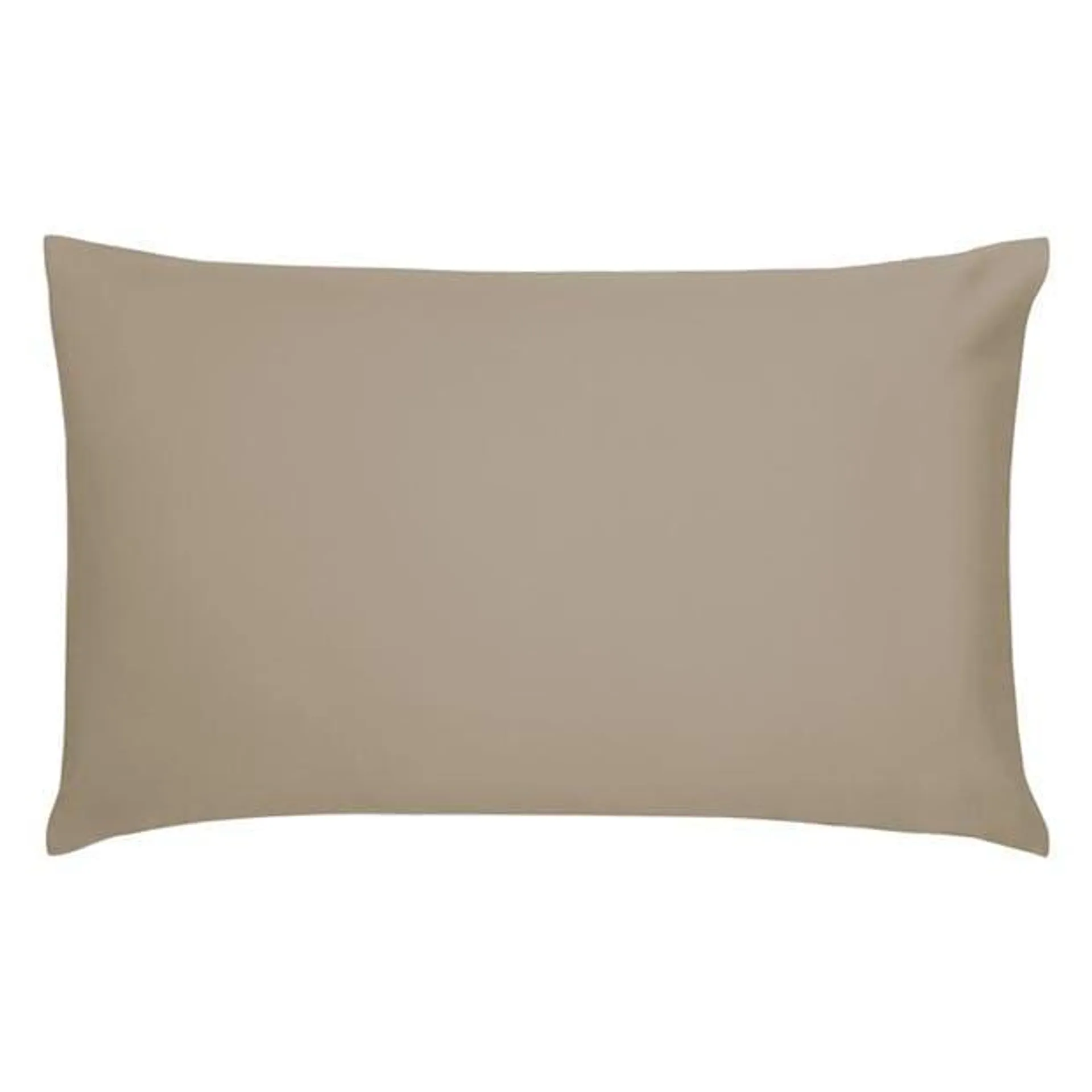 Cotton Plain Dye Pillowcase Pair