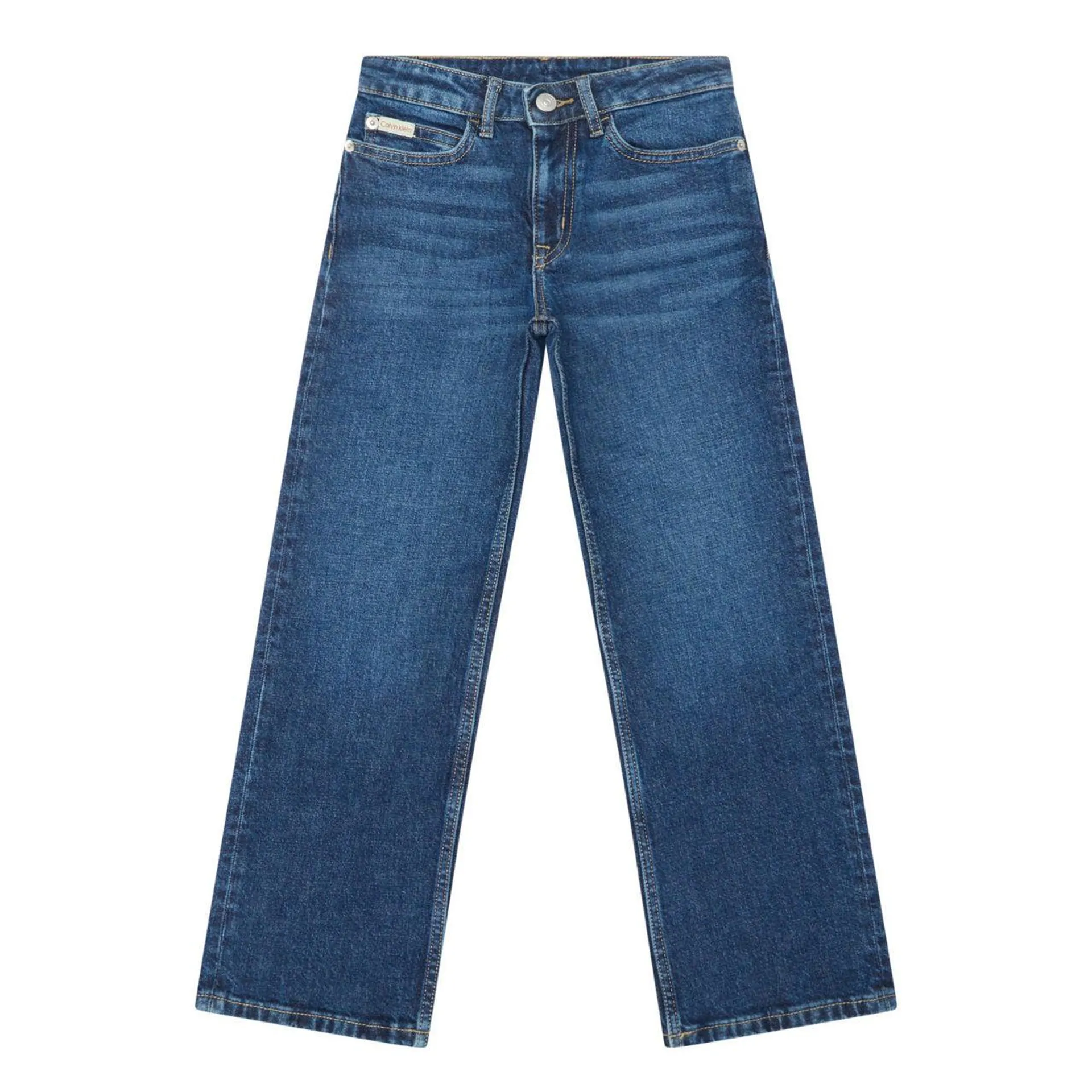 New in CALVIN KLEIN KIDS High-Rise Wide Leg Jeans €75.00