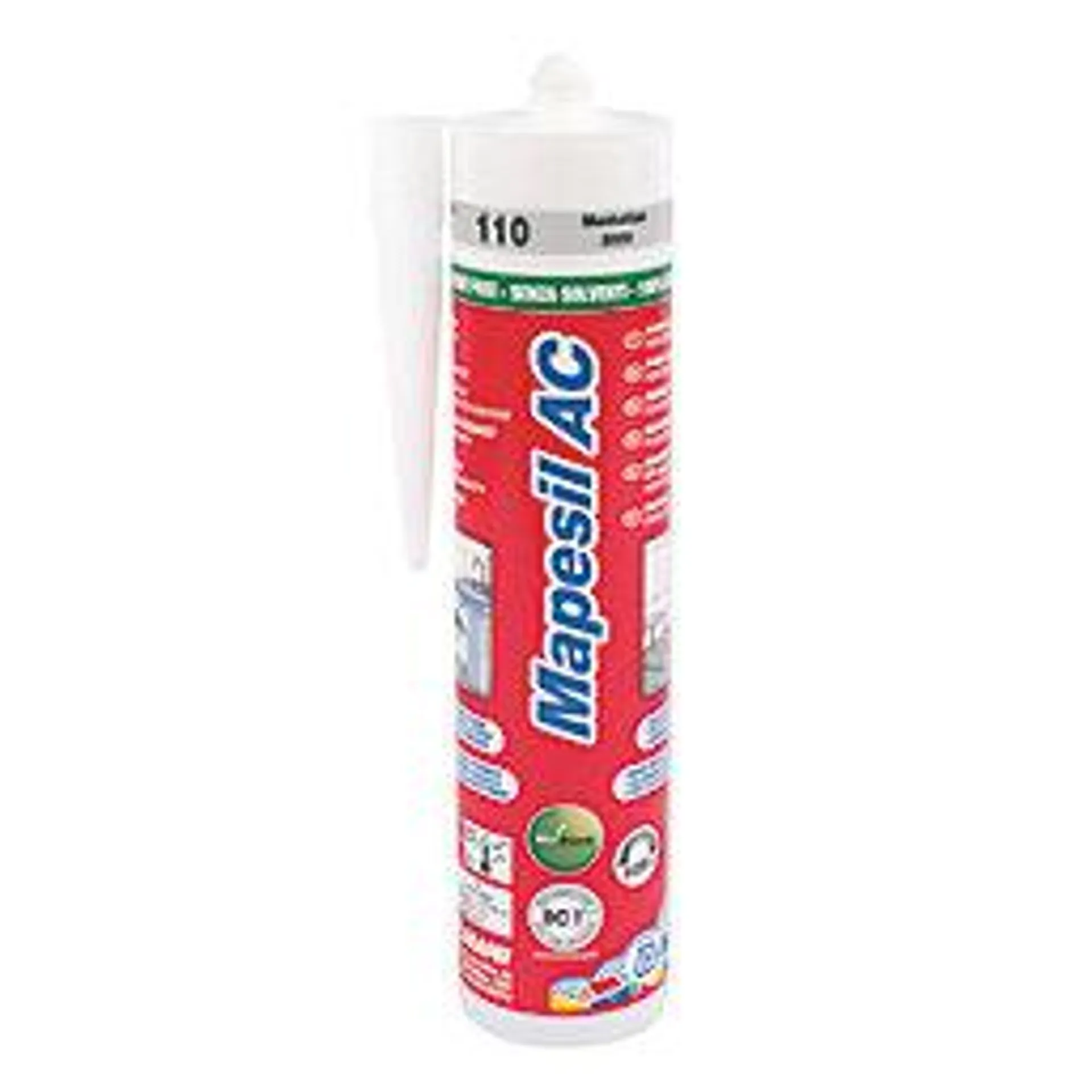 Mapei Mapesil AC 110 Solvent-Free Silicone Sealant Mid Grey Manhattan 310ml