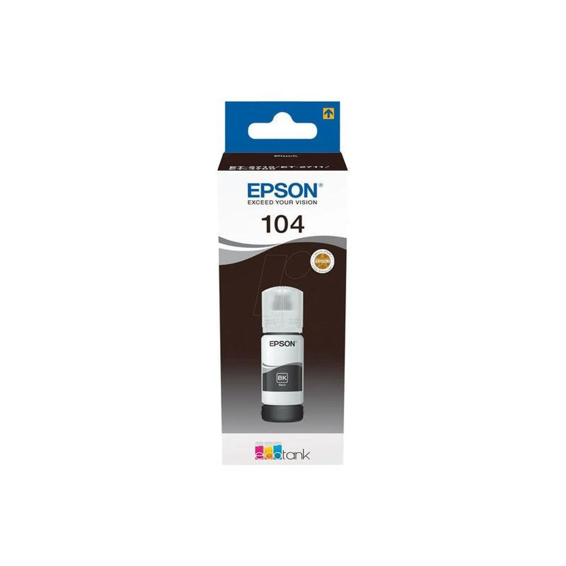 Epson 104 EcoTank Ink Bottle - Black | SEPS1430