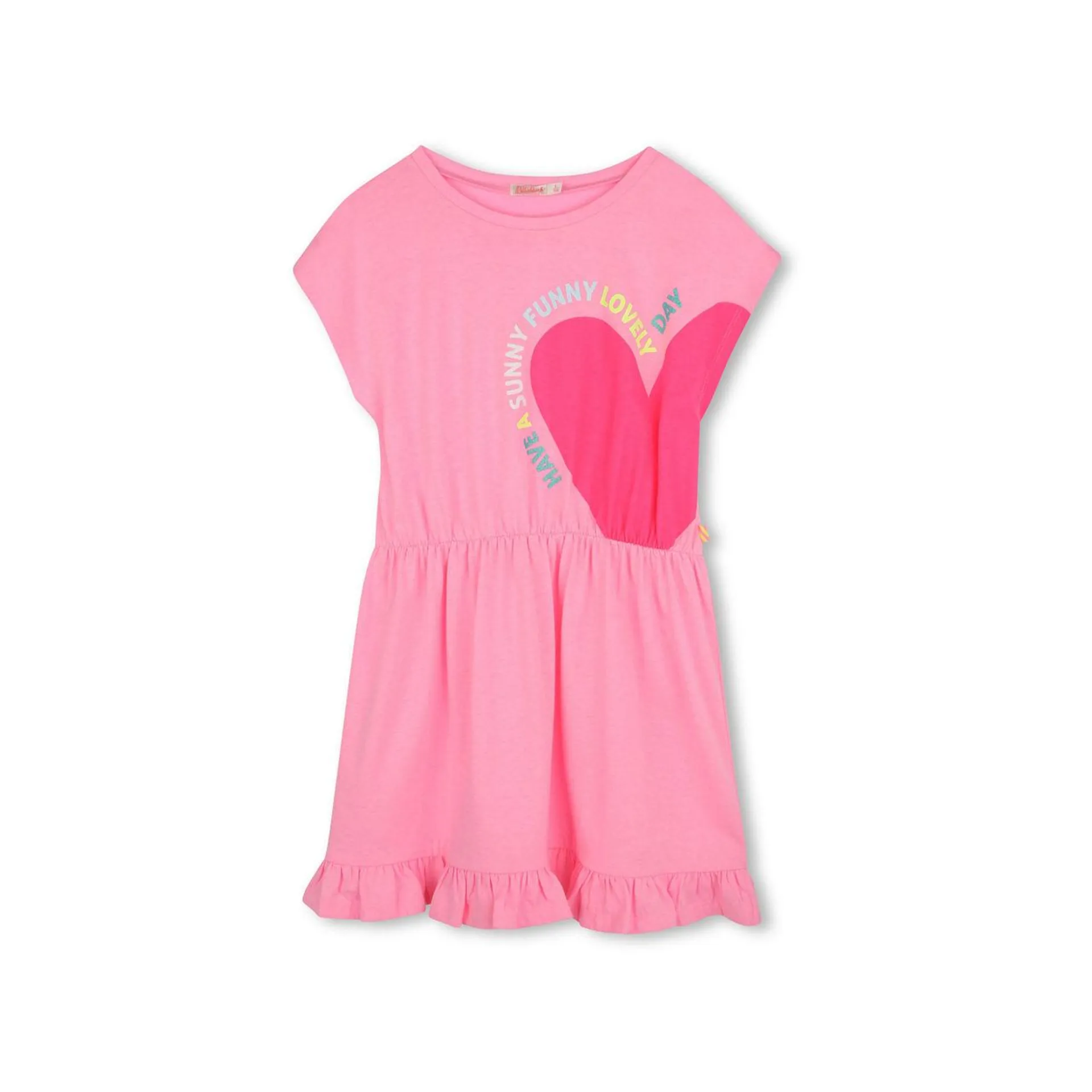 Heart Flounce Mini Dress