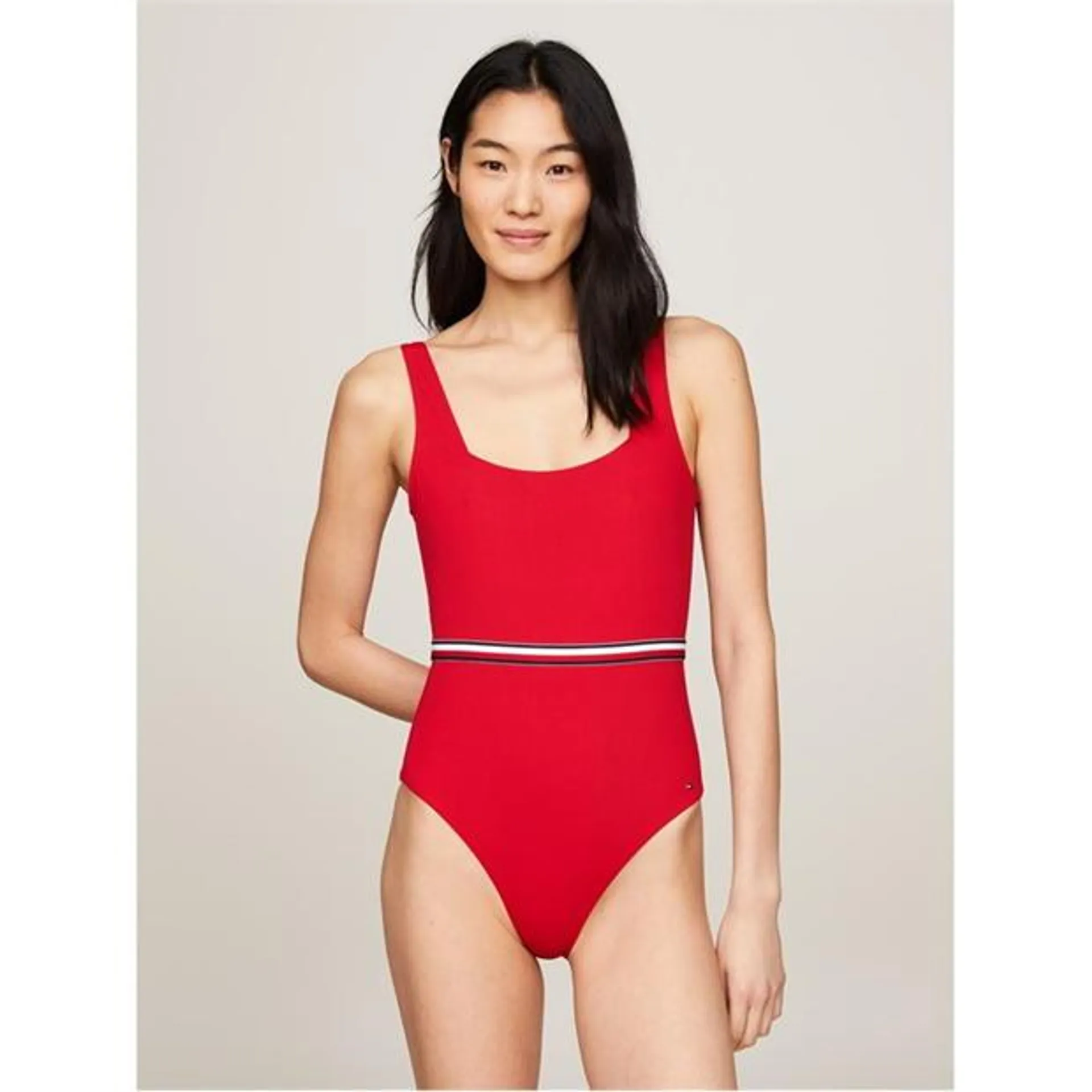 Global Stripe One-Piece Swimsuit